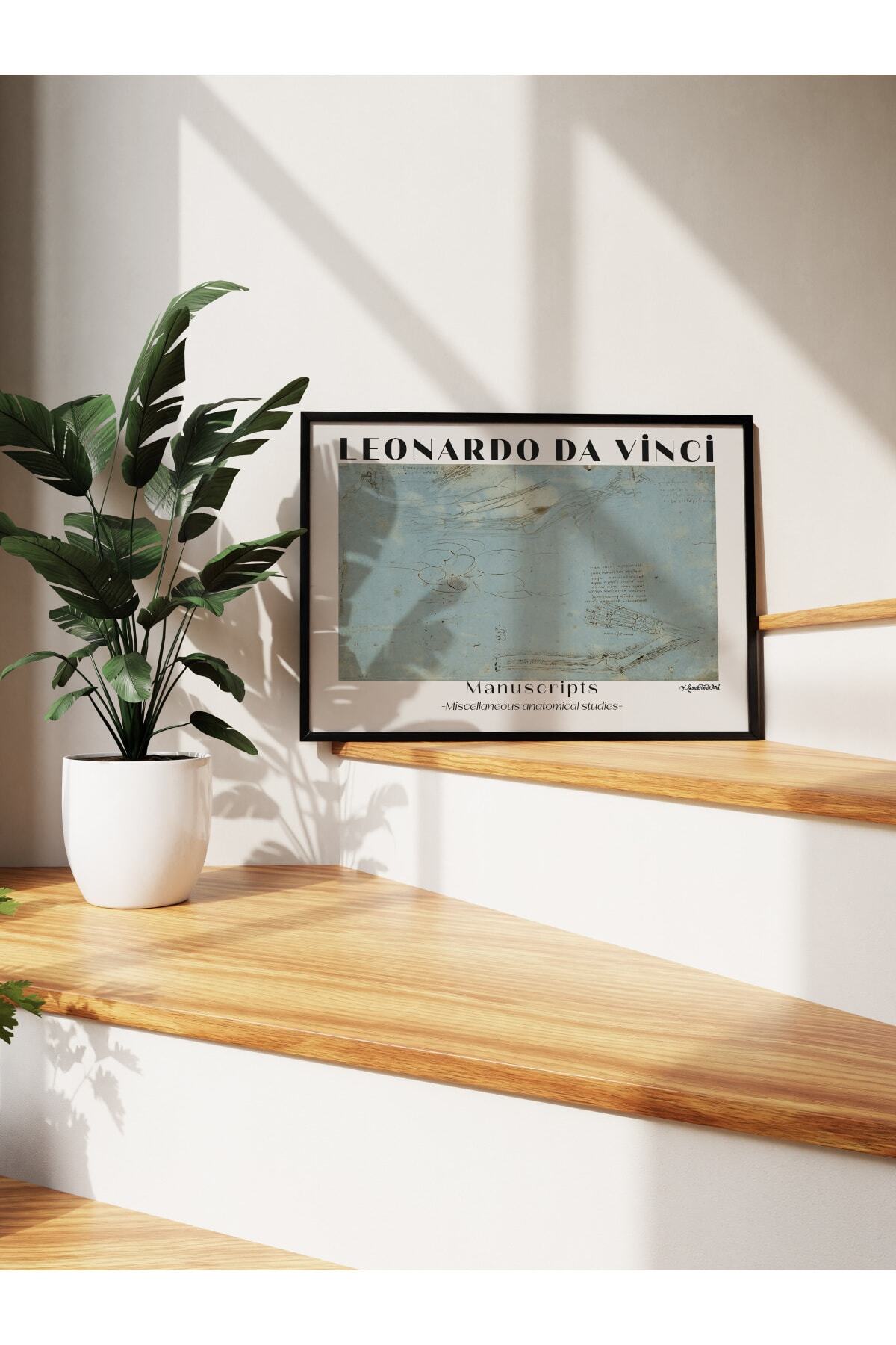 Leonardo Da Vinci Duvar Posteri - Sanat Poster - Sanat Serisi Posterleri - Kalın Kağıt, Çerçevesiz