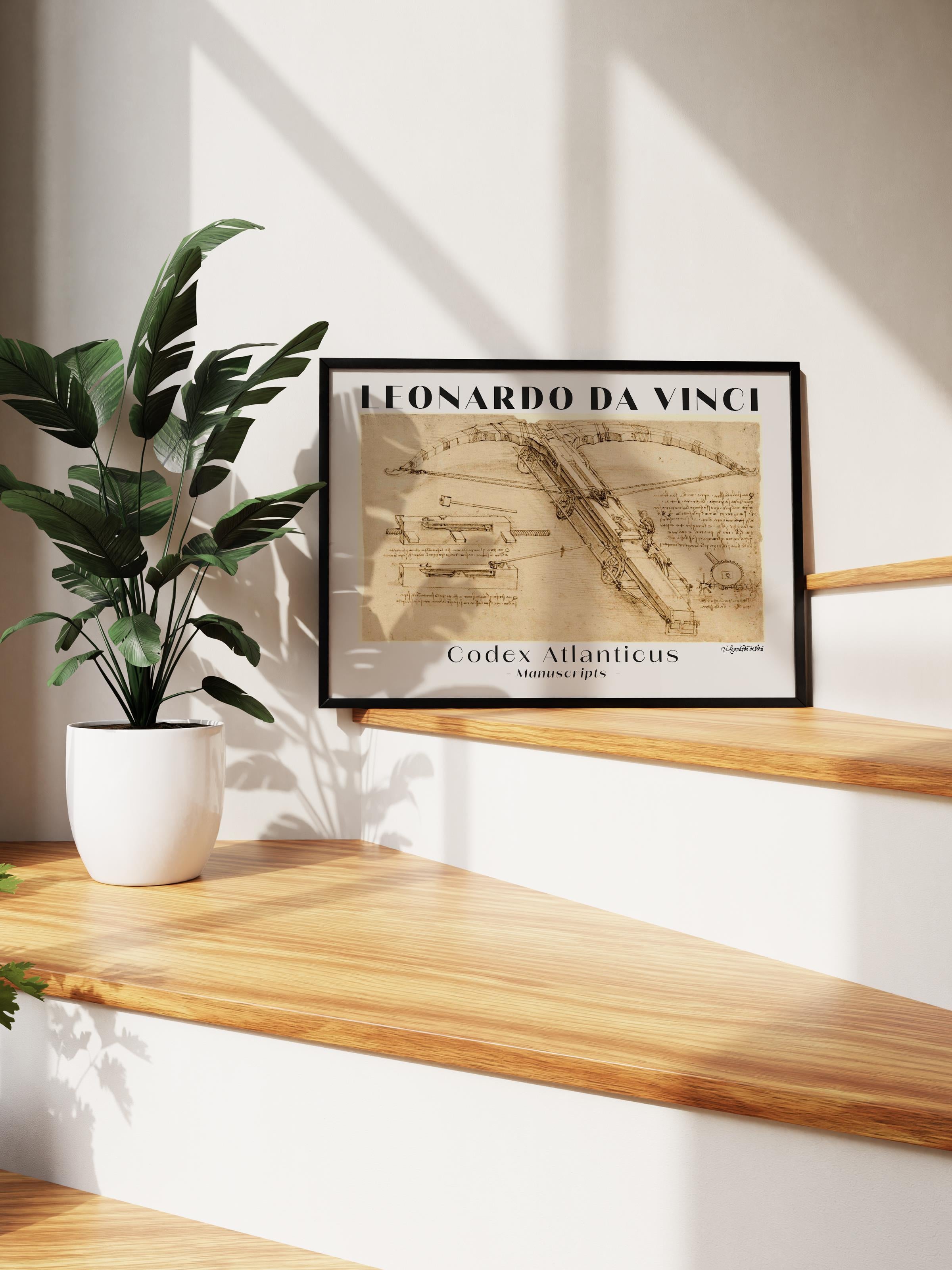 Leonardo Da Vinci Duvar Posteri - Sanat Poster - Sanat Serisi Posterleri - Kalın Kağıt, Çerçevesiz