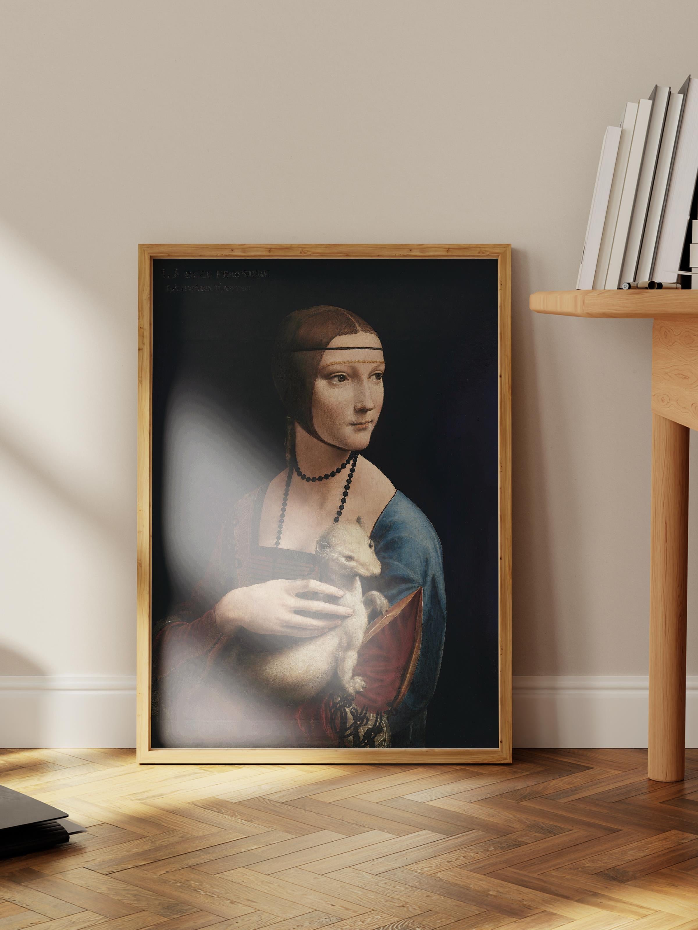 Leonardo Da Vinci Poster No:5 Modern Sanat Poster - Sanat Dekor Serisi - Duvar Tablosu, HD Baskı