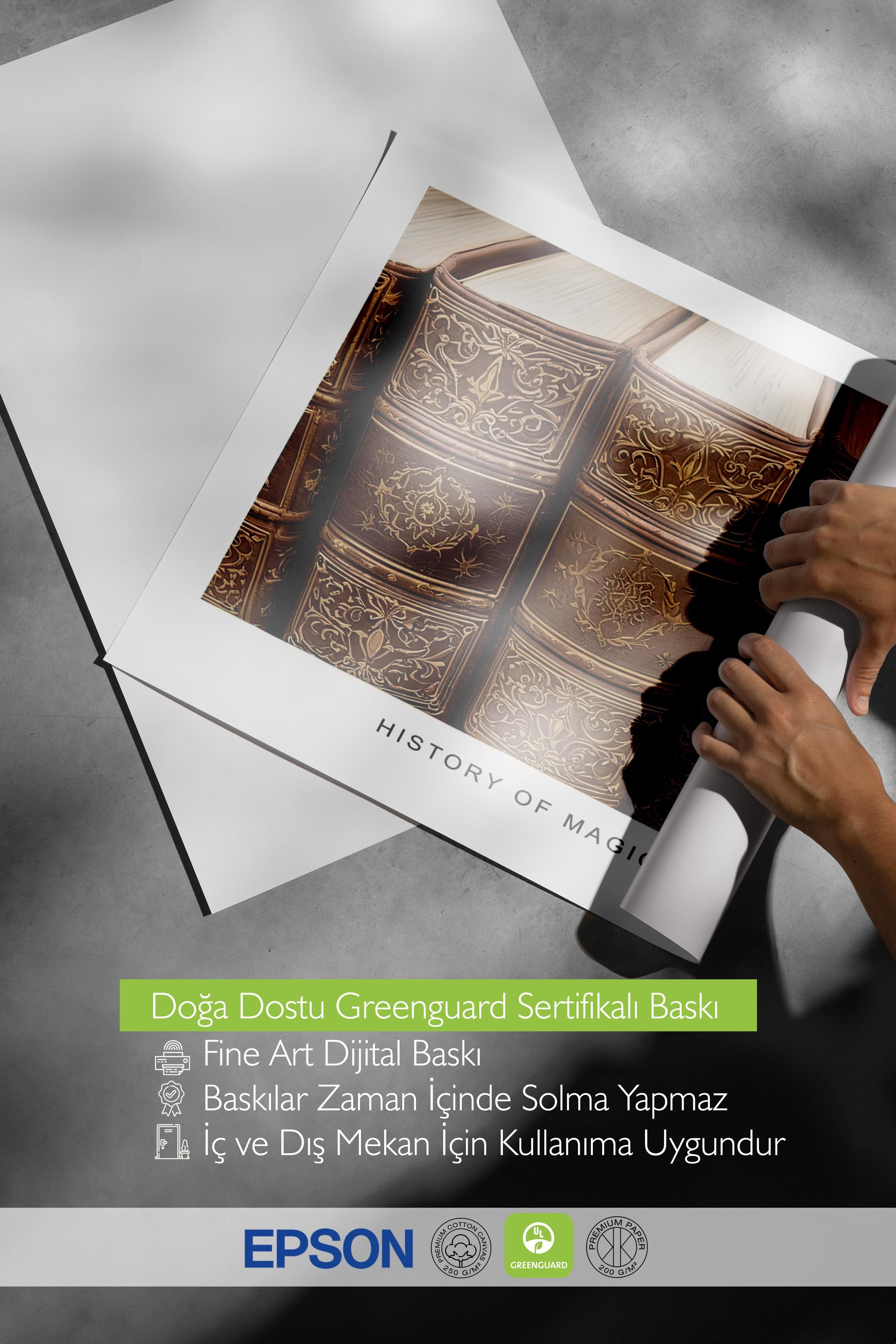 Magic Books Poster, Çerçevesiz Duvar Posteri, Yatay Duvar Tablosu Comfort Serisi NO:108292