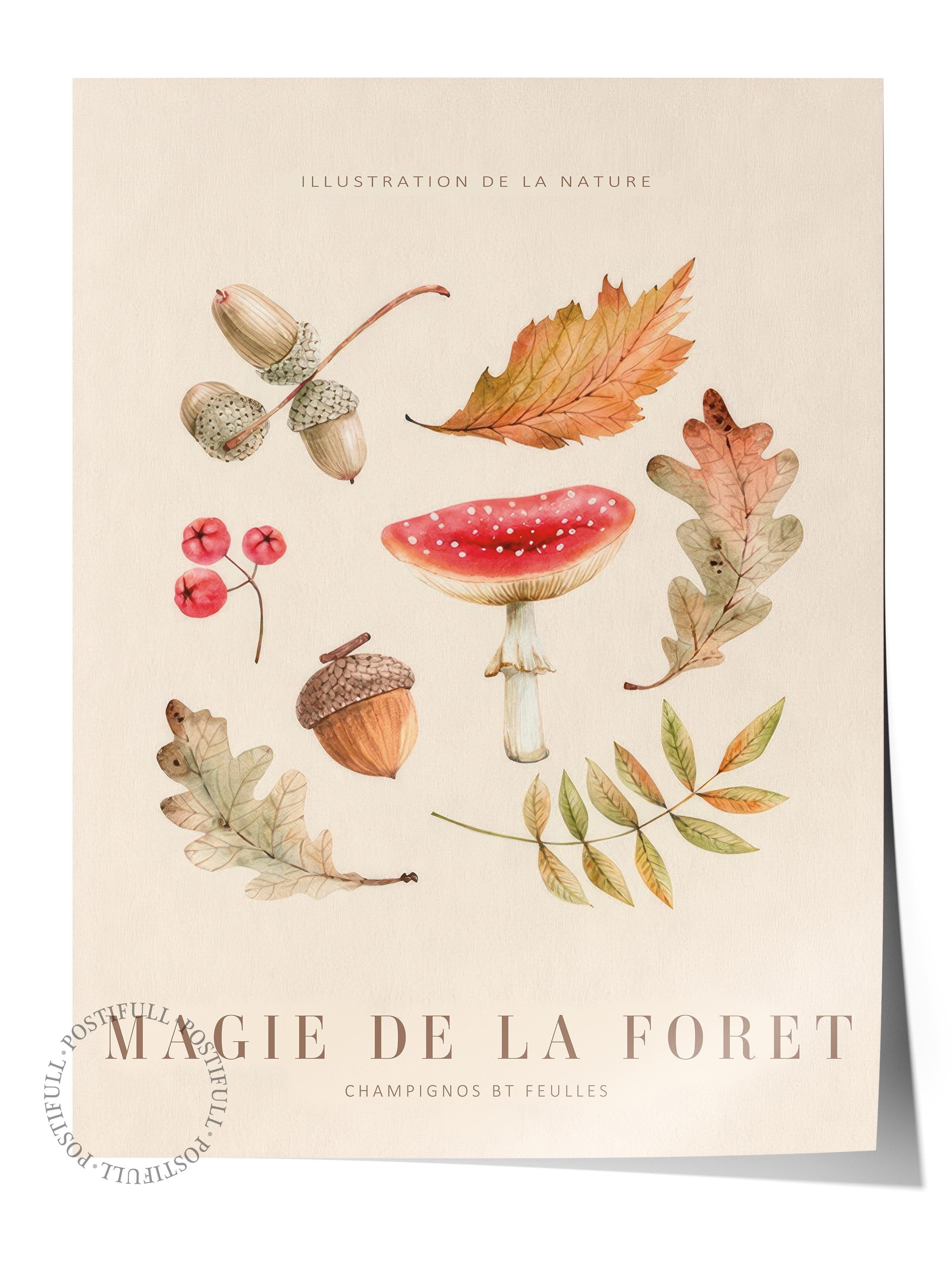 Magic of the Forest No1 Poster, Dikey Duvar Tablosu Comfort Serisi NO:108564
