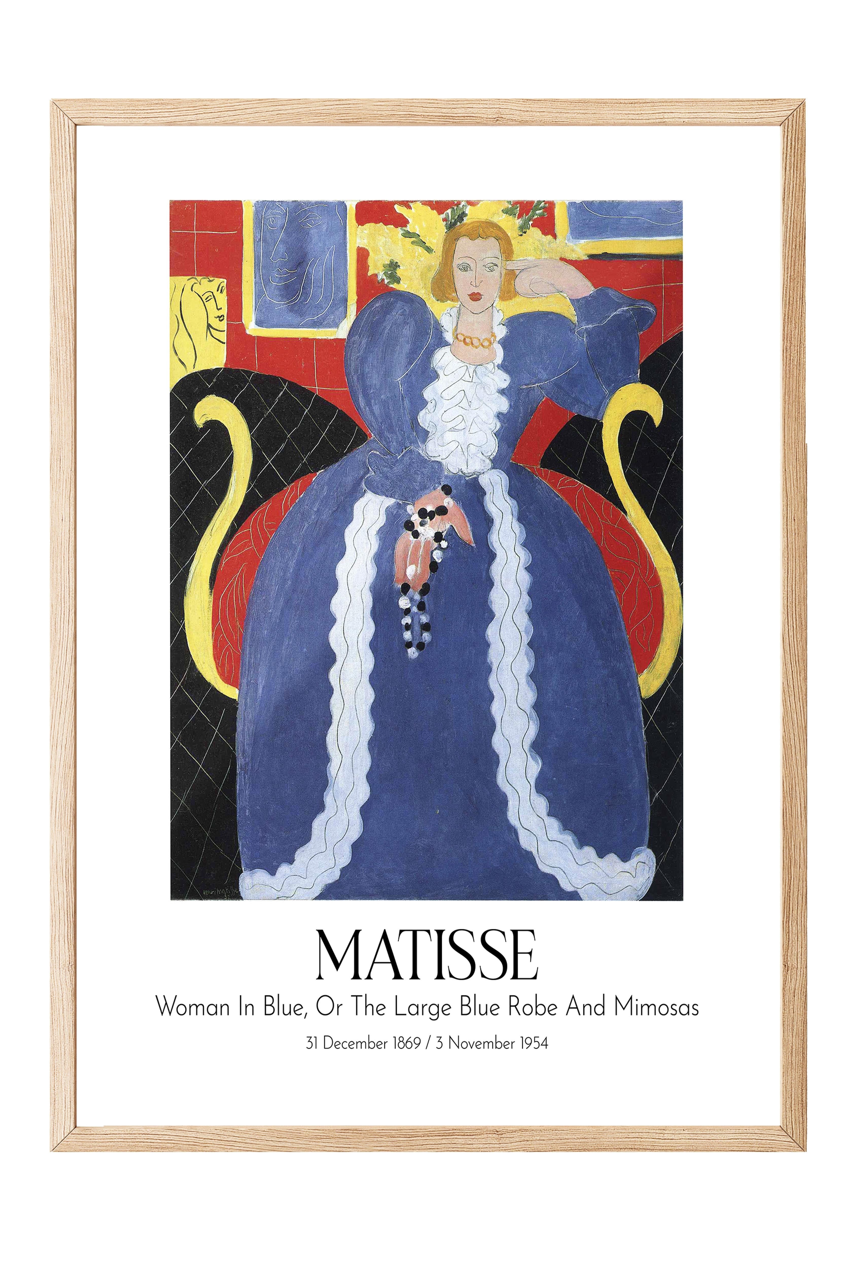 Matisse, Ahşap Çerçeveli Tablo, Sanat Serisi NO:112311