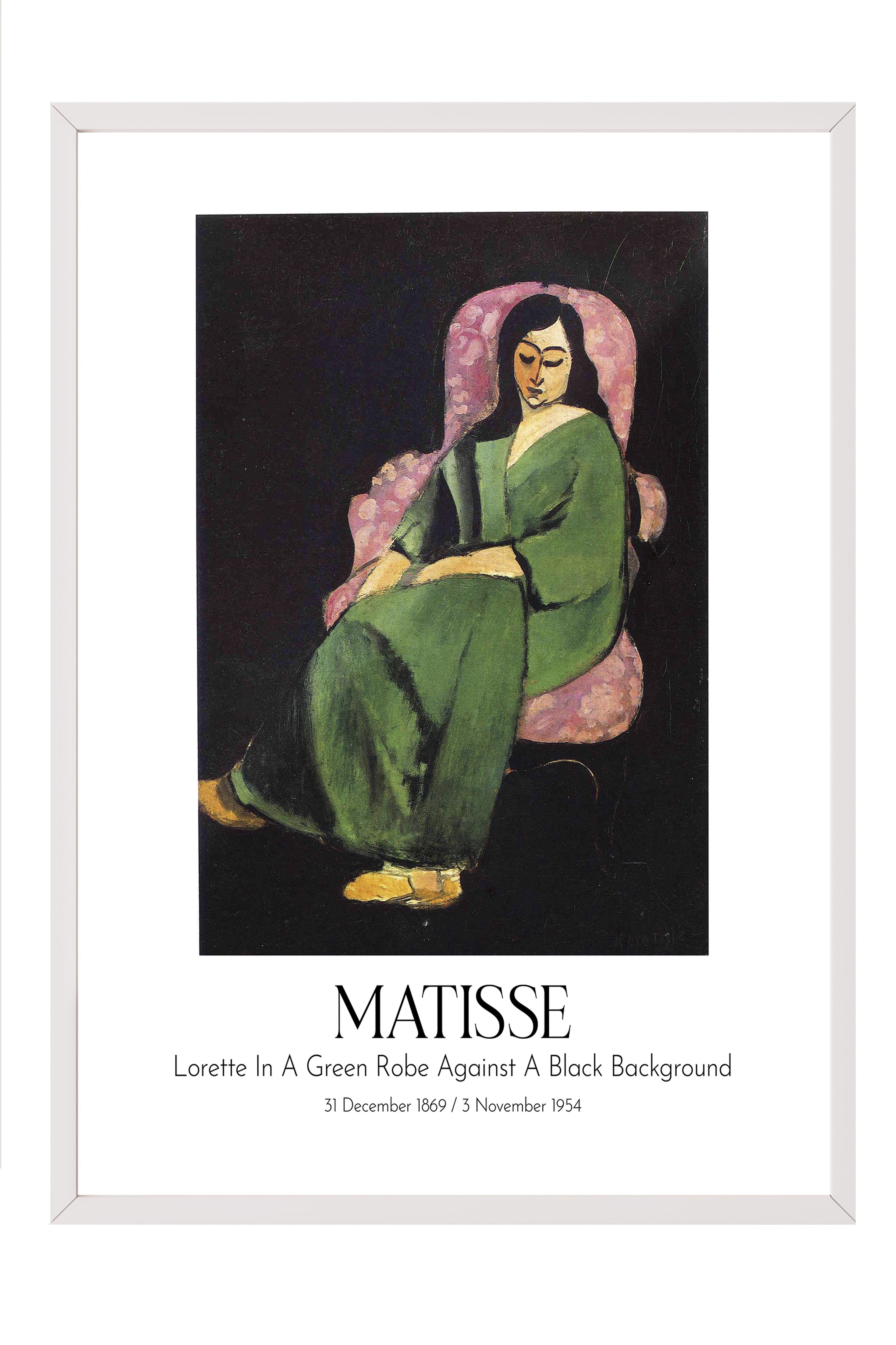 Matisse, Beyaz Çerçeveli Tablo, Sanat Serisi NO:112302