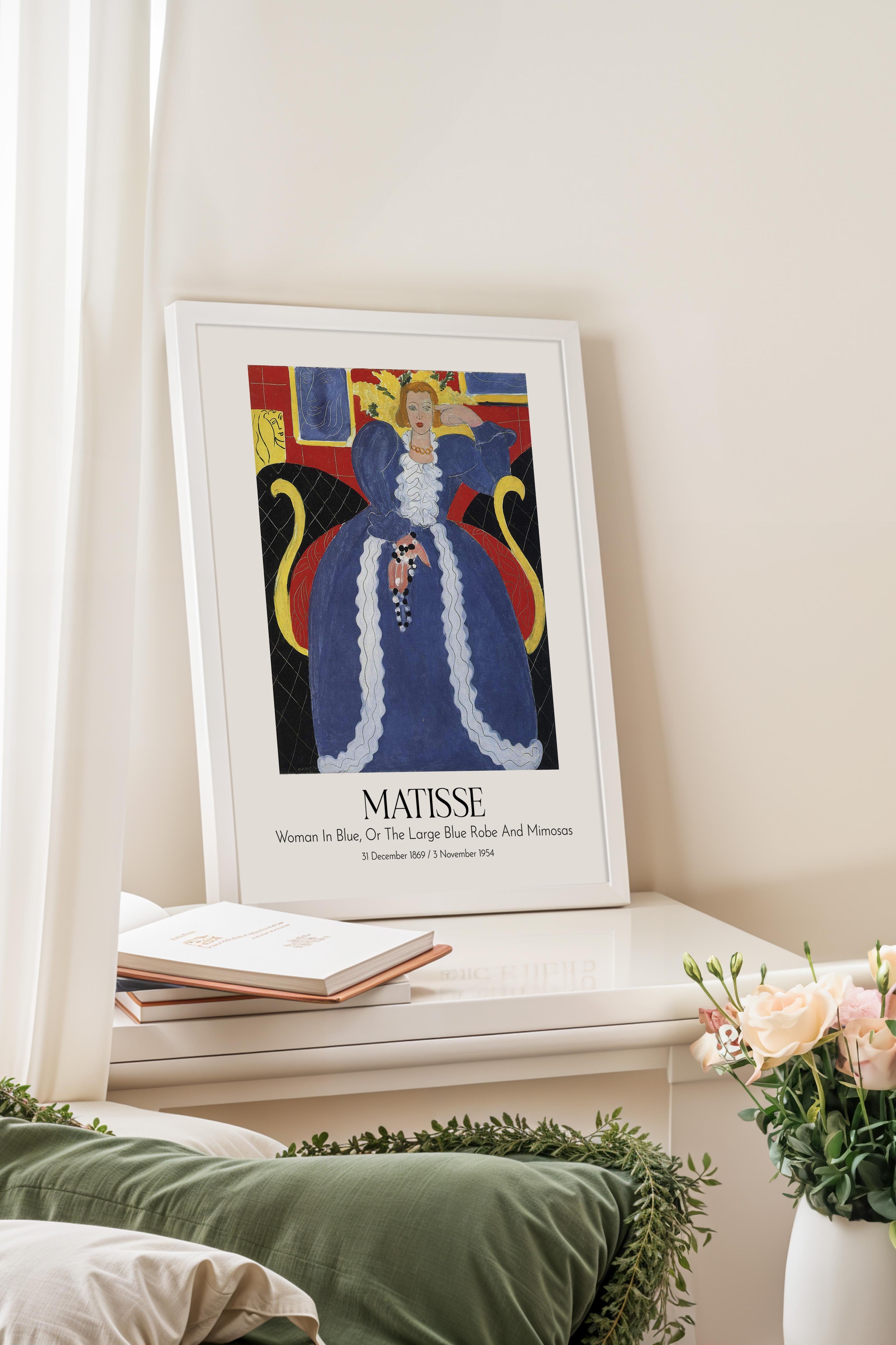 Matisse, Beyaz Çerçeveli Tablo, Sanat Serisi NO:112311