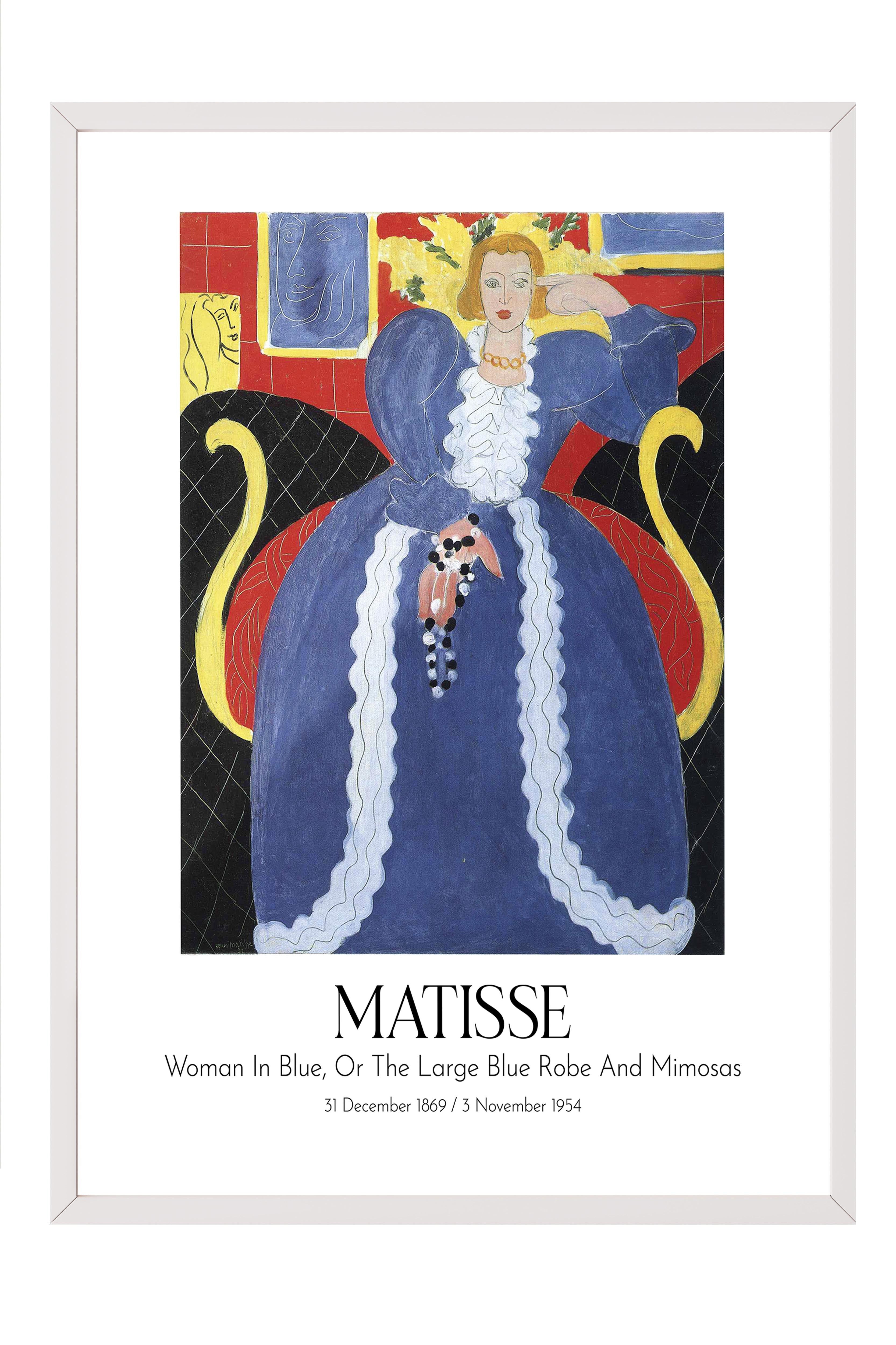 Matisse, Beyaz Çerçeveli Tablo, Sanat Serisi NO:112311