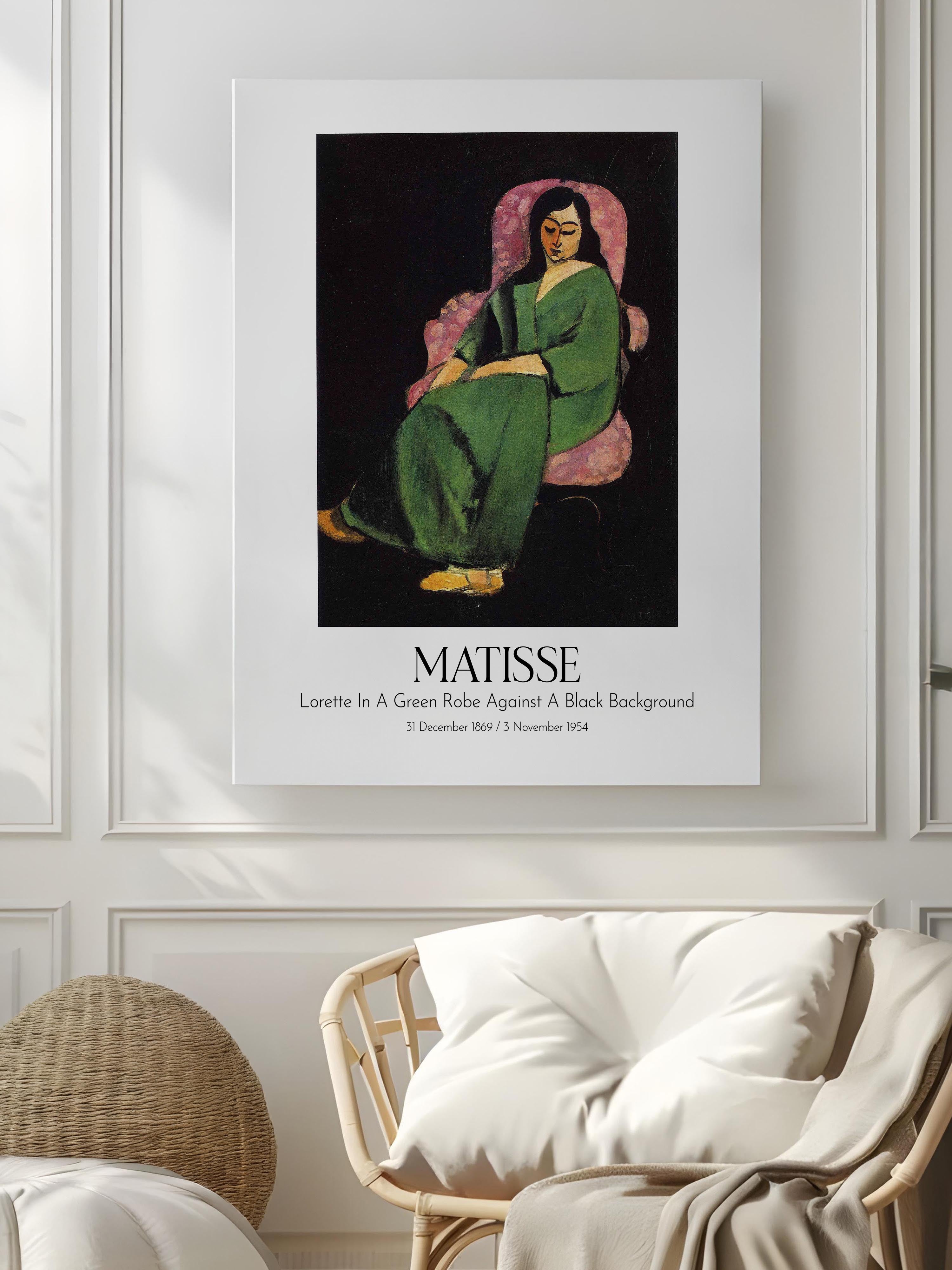 Matisse, Kanvas Tablo, Sanat Serisi NO:112302