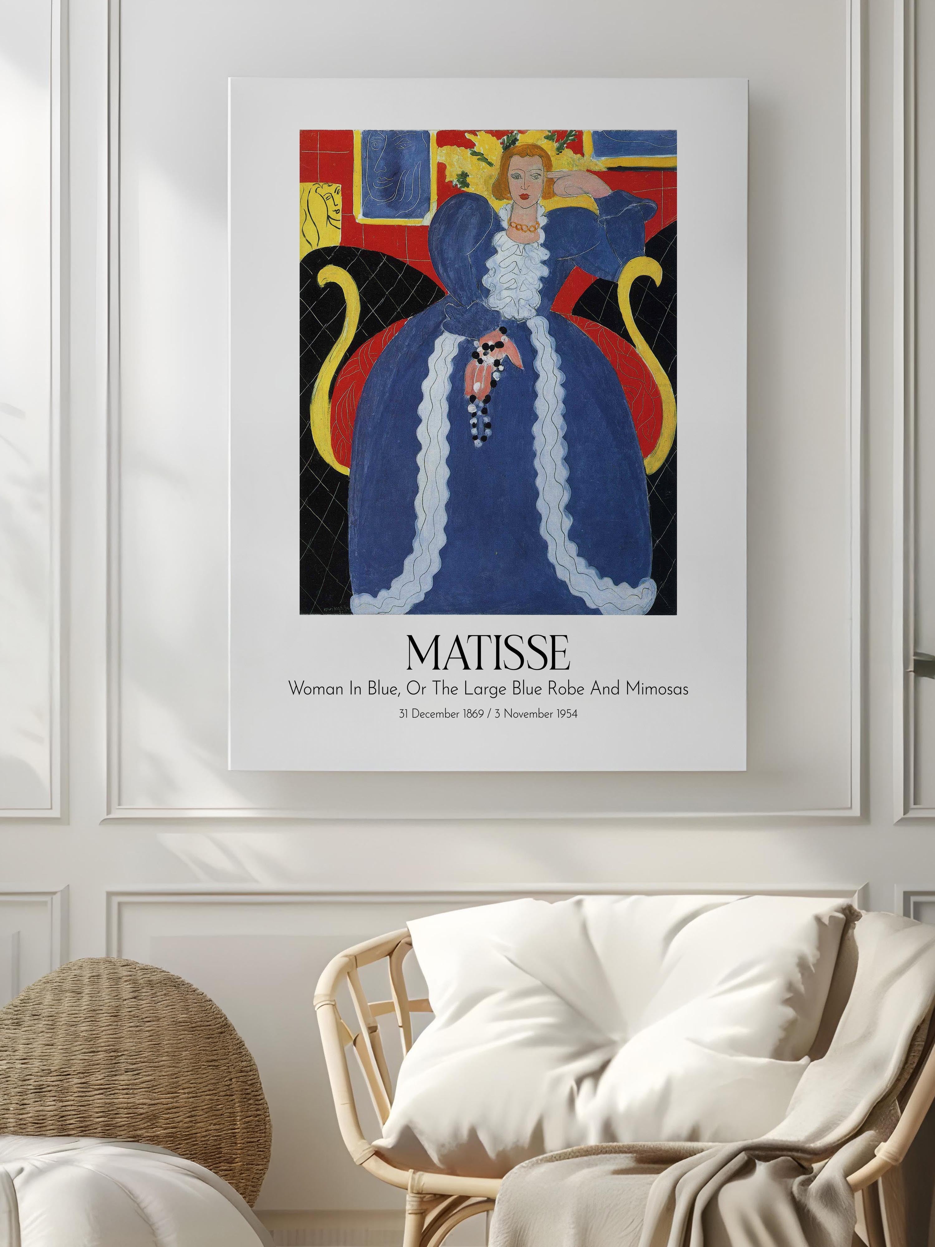 Matisse, Kanvas Tablo, Sanat Serisi NO:112311
