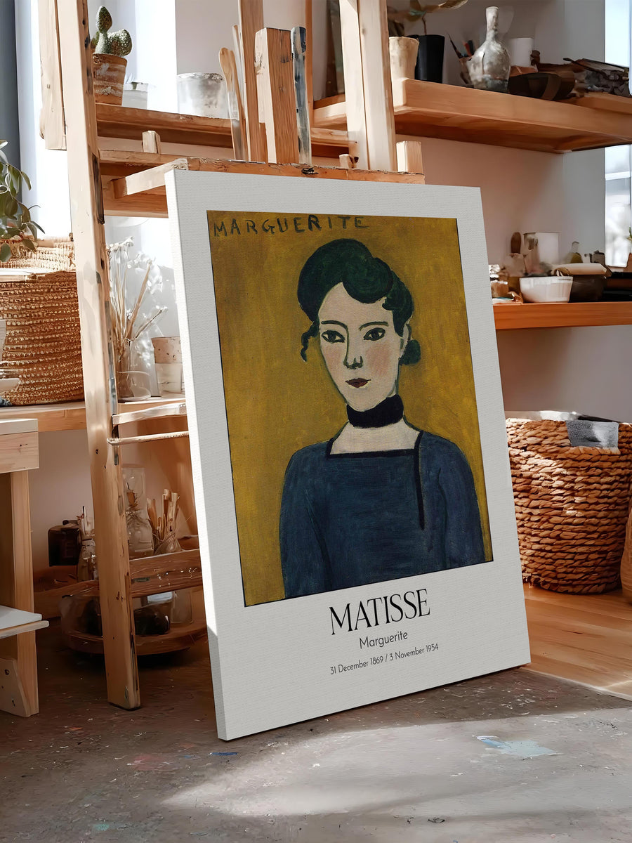 Matisse - Marguerite, Kanvas Tablo, Sanat Serisi NO:112304