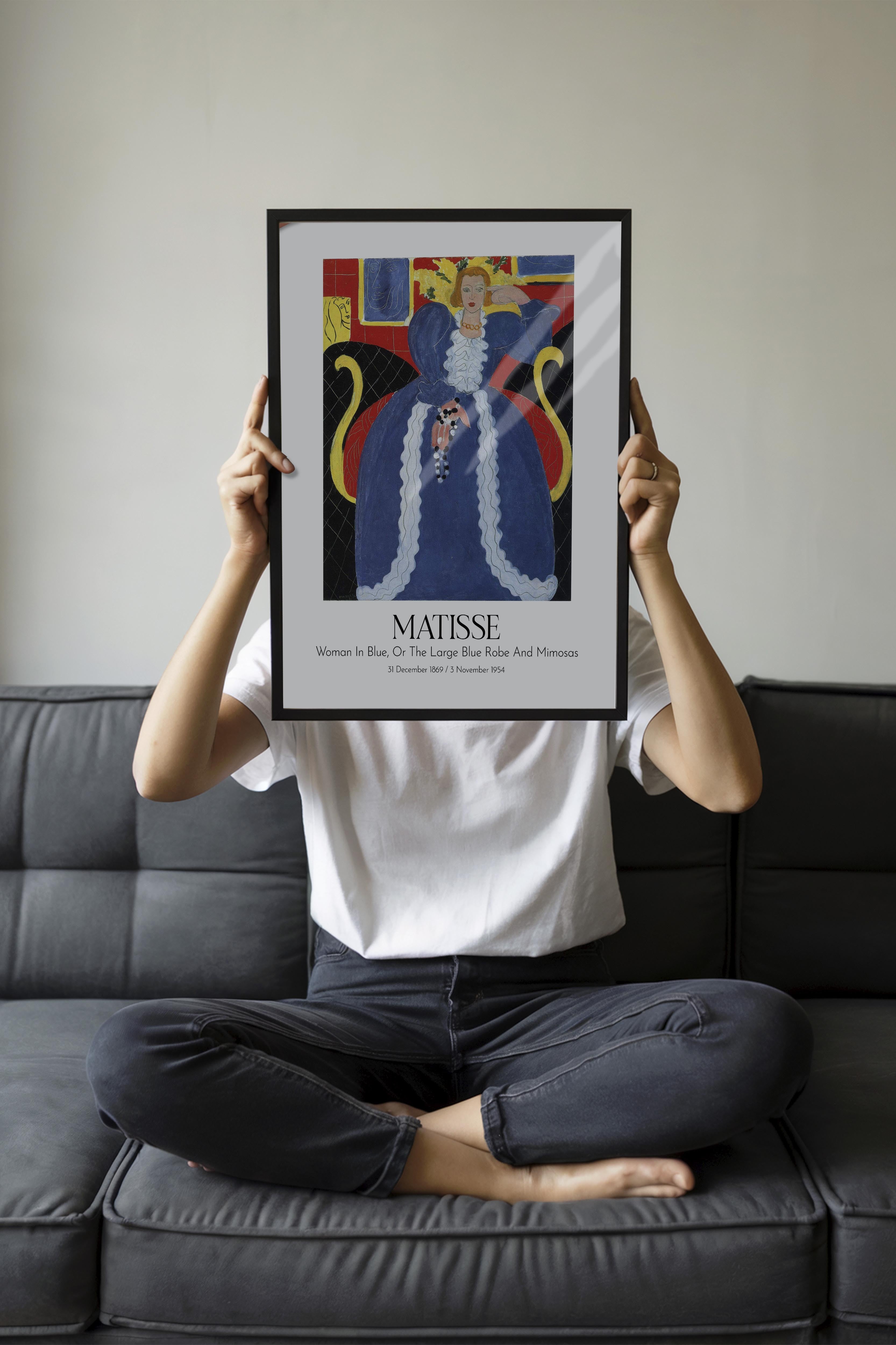 Matisse, Siyah Çerçeveli Tablo, Sanat Serisi NO:112311