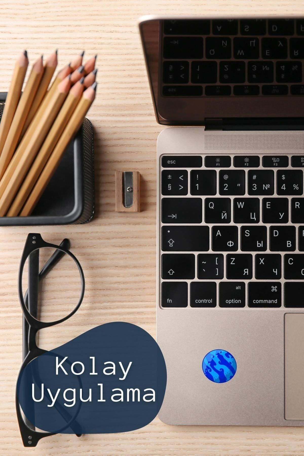 Mavi Temalı Sticker Seti - 15 Adet Etiket Seti- Telefon, Tablet, Defter Laptop Uyumlu Etiket