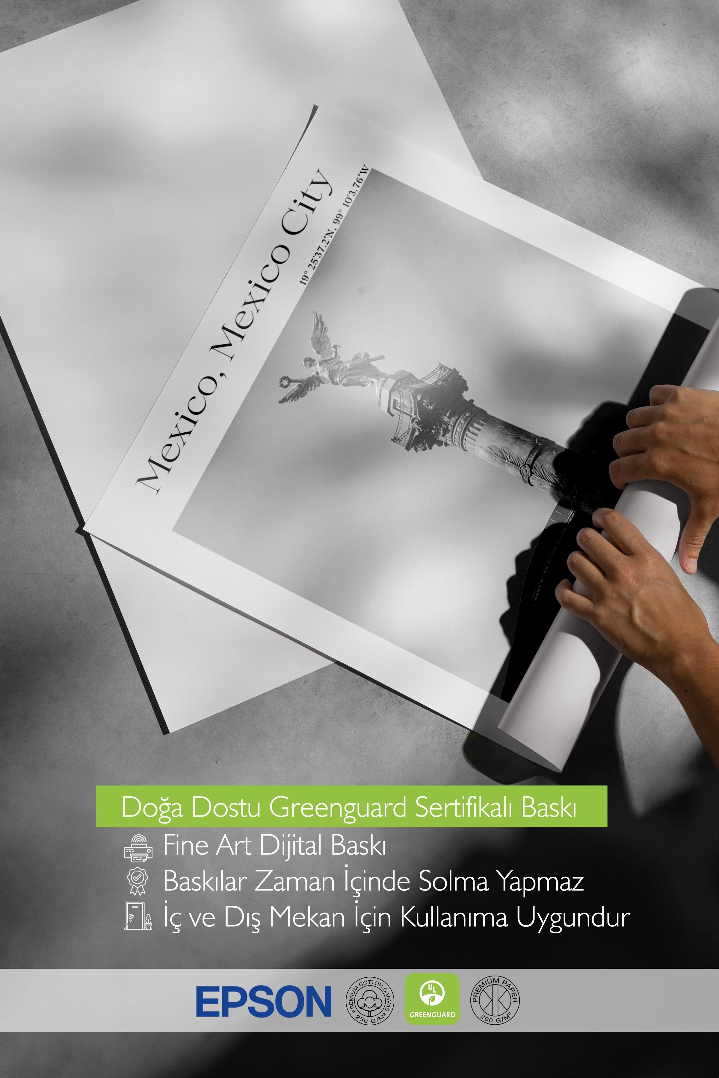 Mexico City - Meksika, Şehir Temalı Poster, Çerçevesiz Duvar Posteri, NO:30025