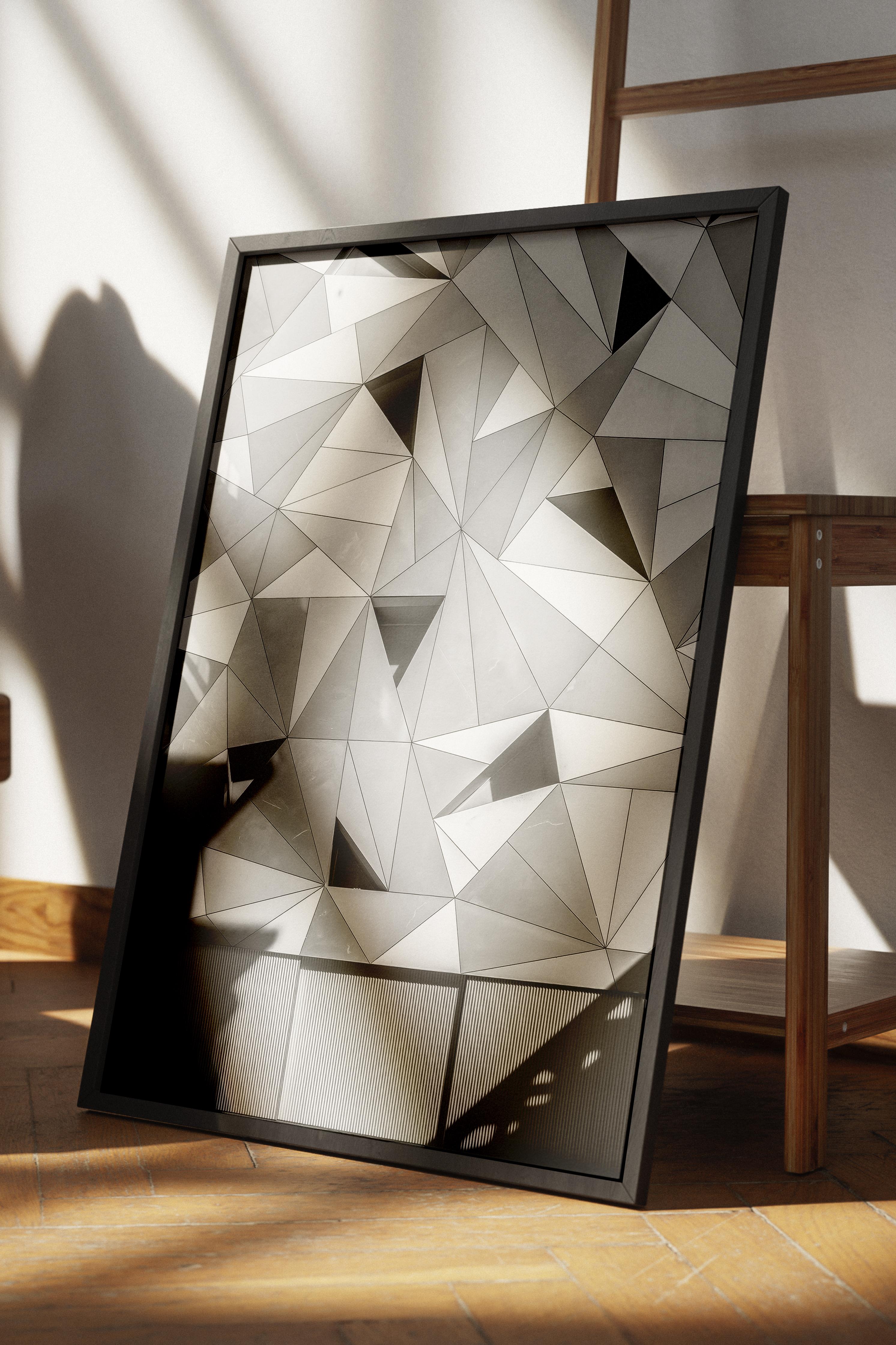 Mimari Poster, Siyah Beyaz Çerçevesiz Poster, Sanatsal Baskı NO:23 Estetik Ofis Duvar Dekoru, Dikey