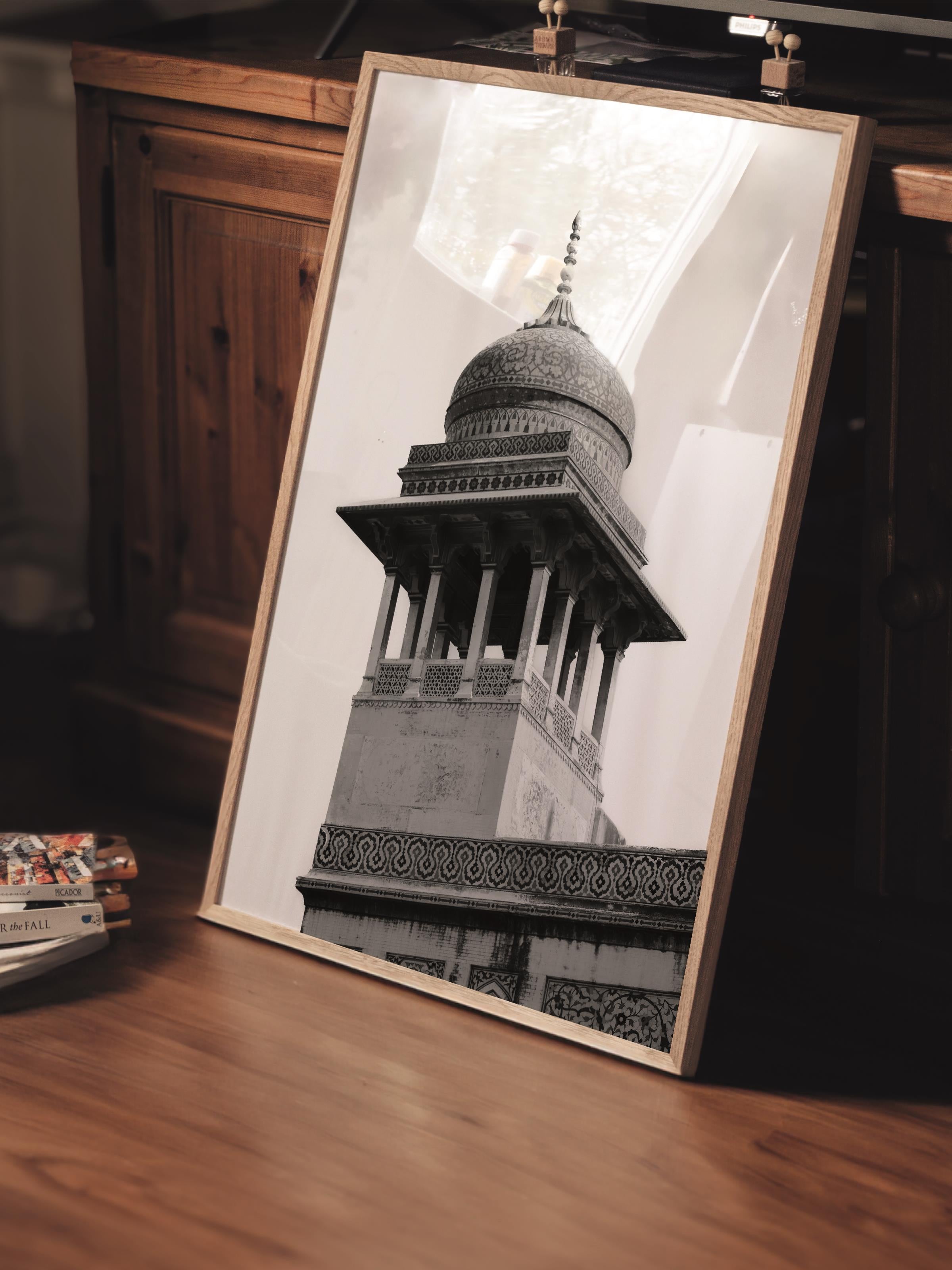 Mimari Poster, Siyah Beyaz Çerçevesiz Poster, Sanatsal Baskı NO:266 Estetik Ofis Duvar Dekoru, Dikey