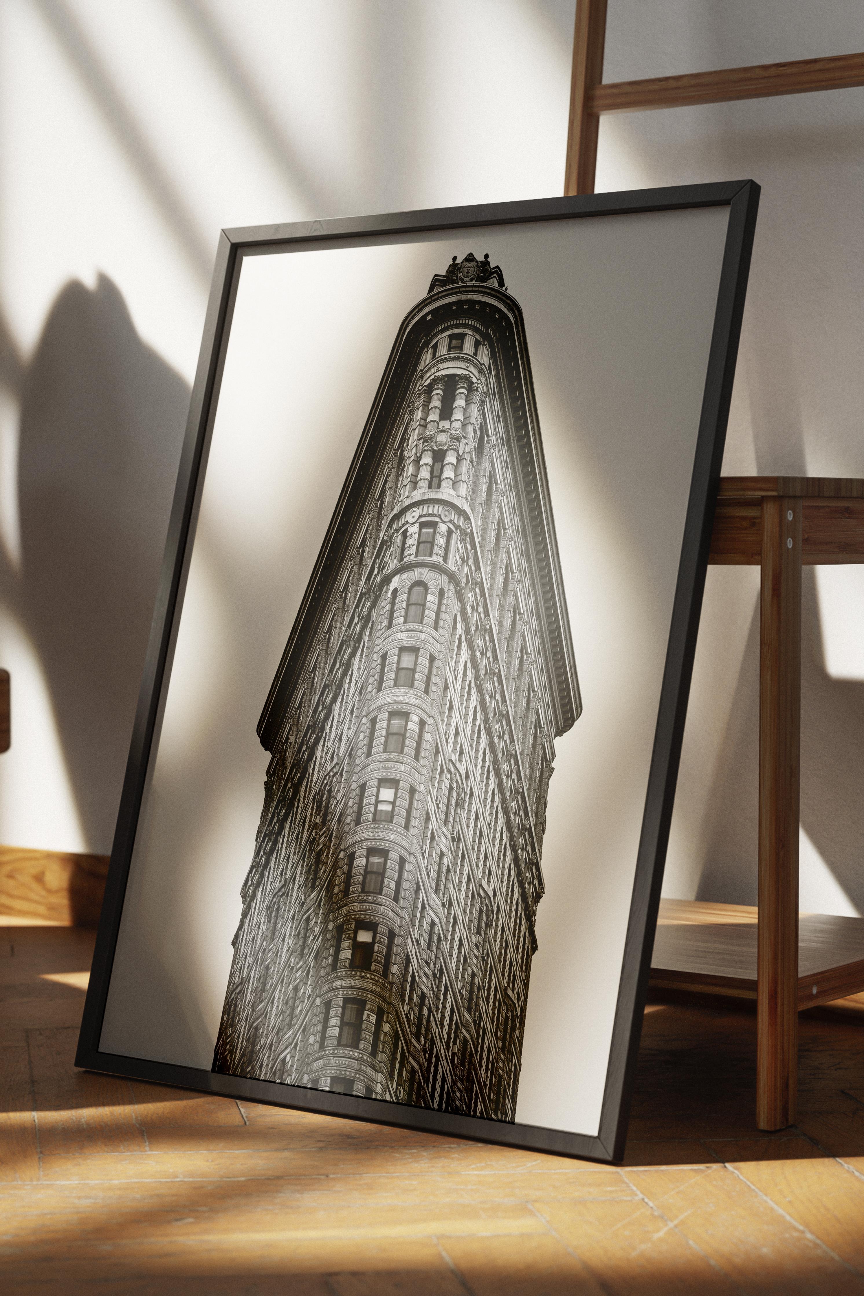 Mimari Poster, Siyah Beyaz Çerçevesiz Poster, Sanatsal Baskı NO:46 Estetik Ofis Duvar Dekoru, Dikey