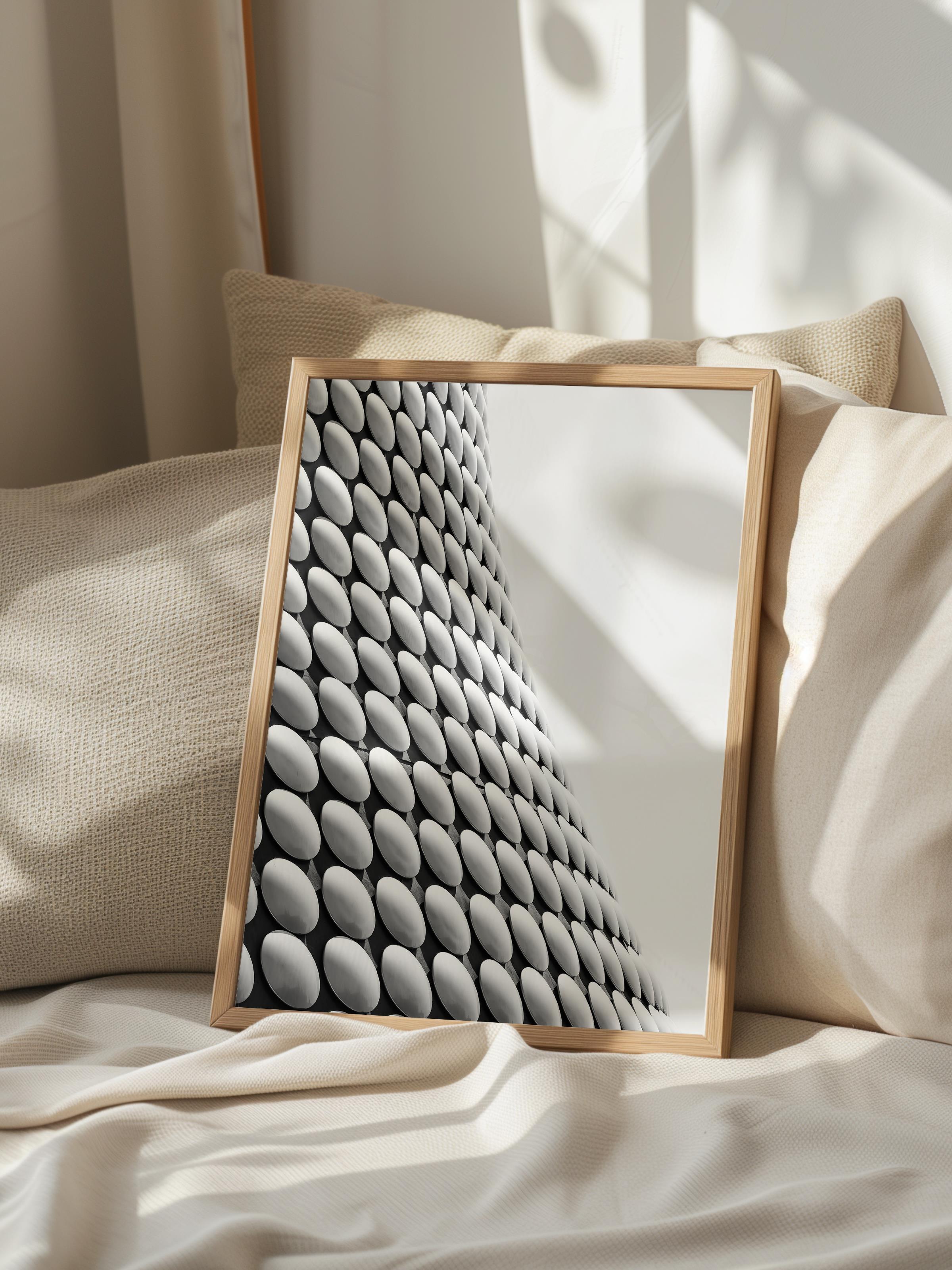 Mimari Poster, Siyah Beyaz Çerçevesiz Poster, Sanatsal Baskı NO:82 Estetik Ofis Duvar Dekoru, Dikey