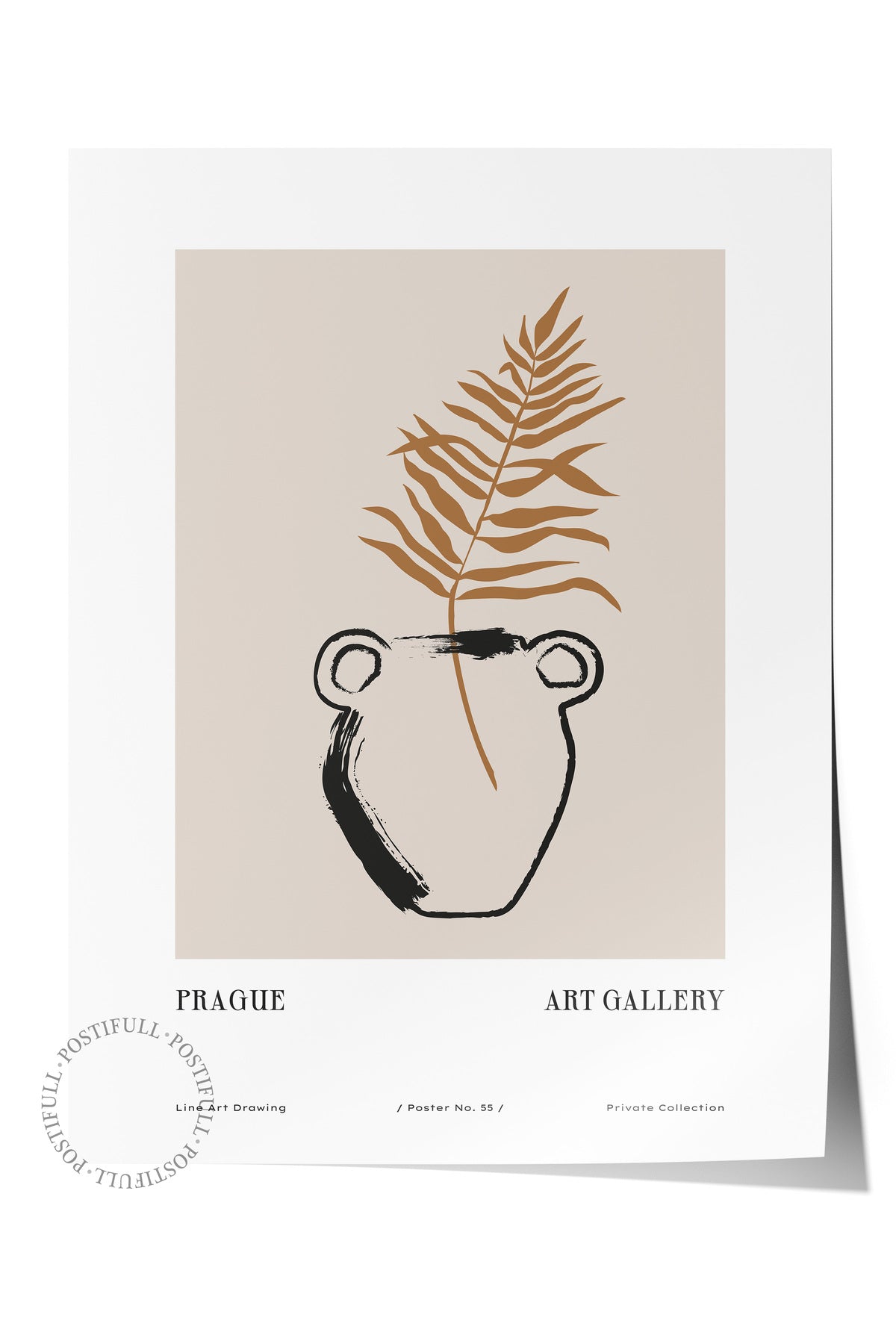 Minimal Temalı Duvar Posteri, Estetik Çerçevesiz Poster - Yatak Odası, Salon, Mutfak Duvar Dekoru