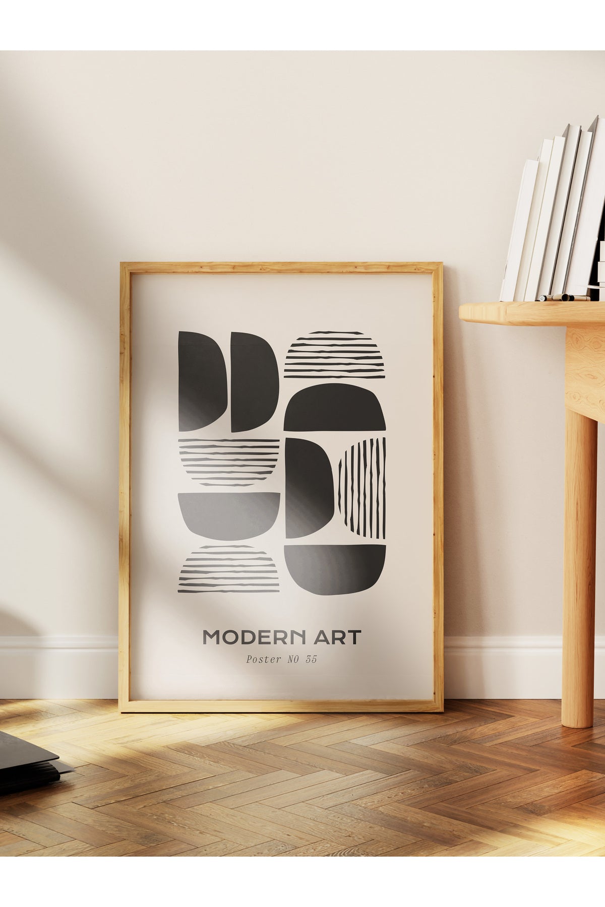 Minimal Temalı Duvar Posteri, Estetik Çerçevesiz Poster - Yatak Odası, Salon, Mutfak Duvar Dekoru
