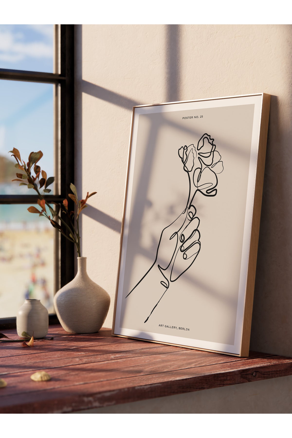 Minimal Temalı Duvar Posteri, Estetik Çerçevesiz Poster - Yatak Odası, Salon, Mutfak Duvar Dekoru