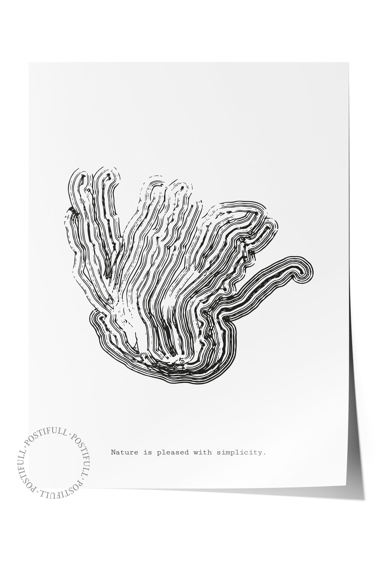 Minimal Temalı Duvar Posteri, Estetik Çerçevesiz Poster - Yatak Odası, Salon, Mutfak Duvar Dekoru