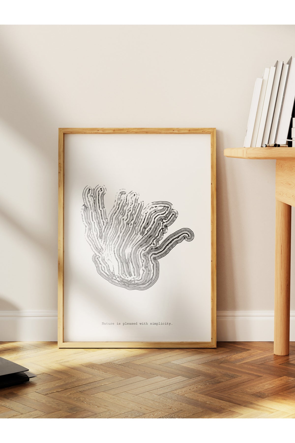 Minimal Temalı Duvar Posteri, Estetik Çerçevesiz Poster - Yatak Odası, Salon, Mutfak Duvar Dekoru