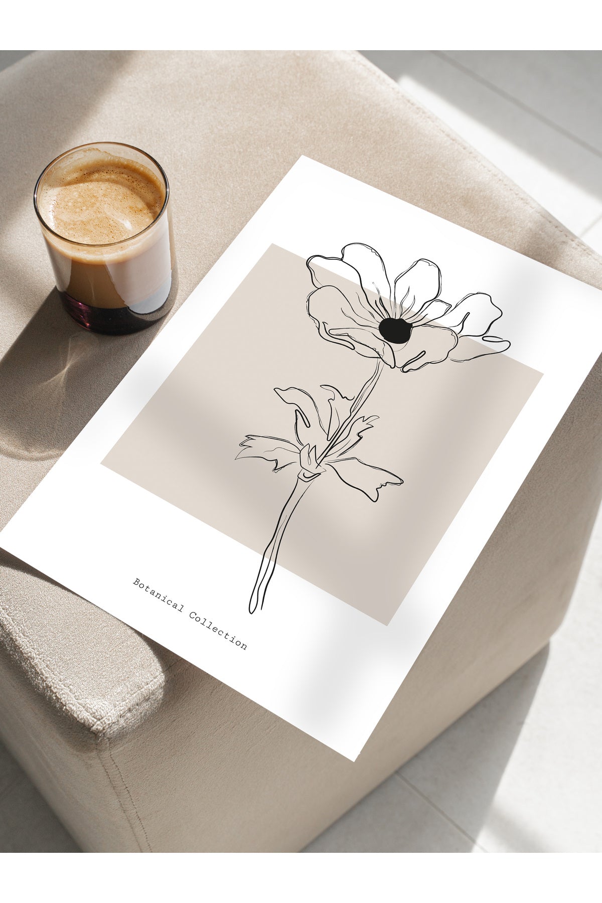 Minimal Temalı Duvar Posteri, Estetik Çerçevesiz Poster - Yatak Odası, Salon, Mutfak Duvar Dekoru