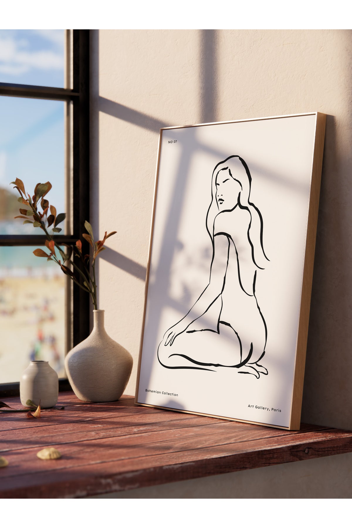 Minimal Temalı Duvar Posteri, Estetik Çerçevesiz Poster - Yatak Odası, Salon, Mutfak Duvar Dekoru