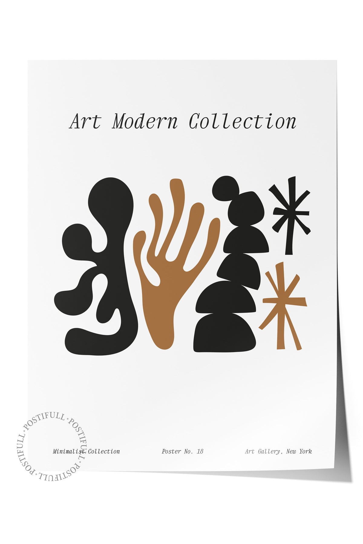 Minimal Temalı Duvar Posteri, Estetik Çerçevesiz Poster - Yatak Odası, Salon, Mutfak Duvar Dekoru