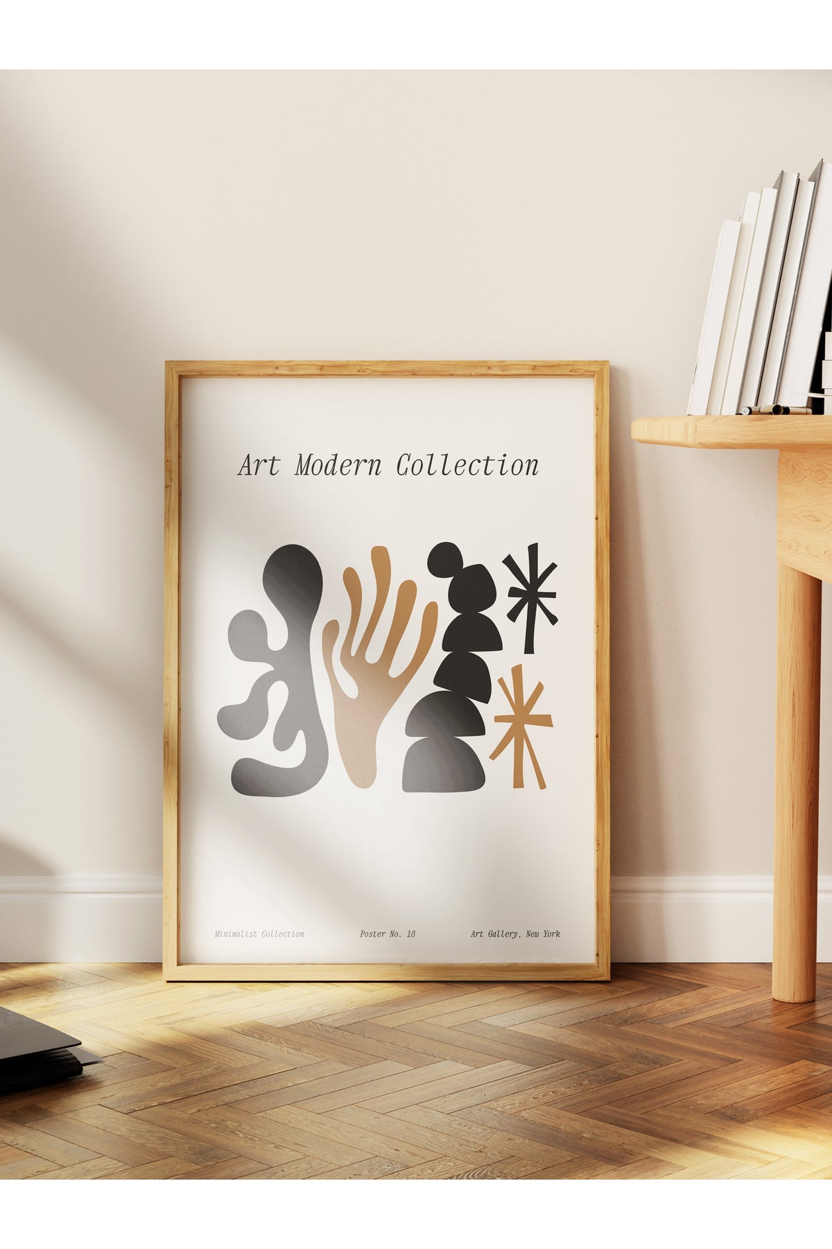 Minimal Temalı Duvar Posteri, Estetik Çerçevesiz Poster - Yatak Odası, Salon, Mutfak Duvar Dekoru