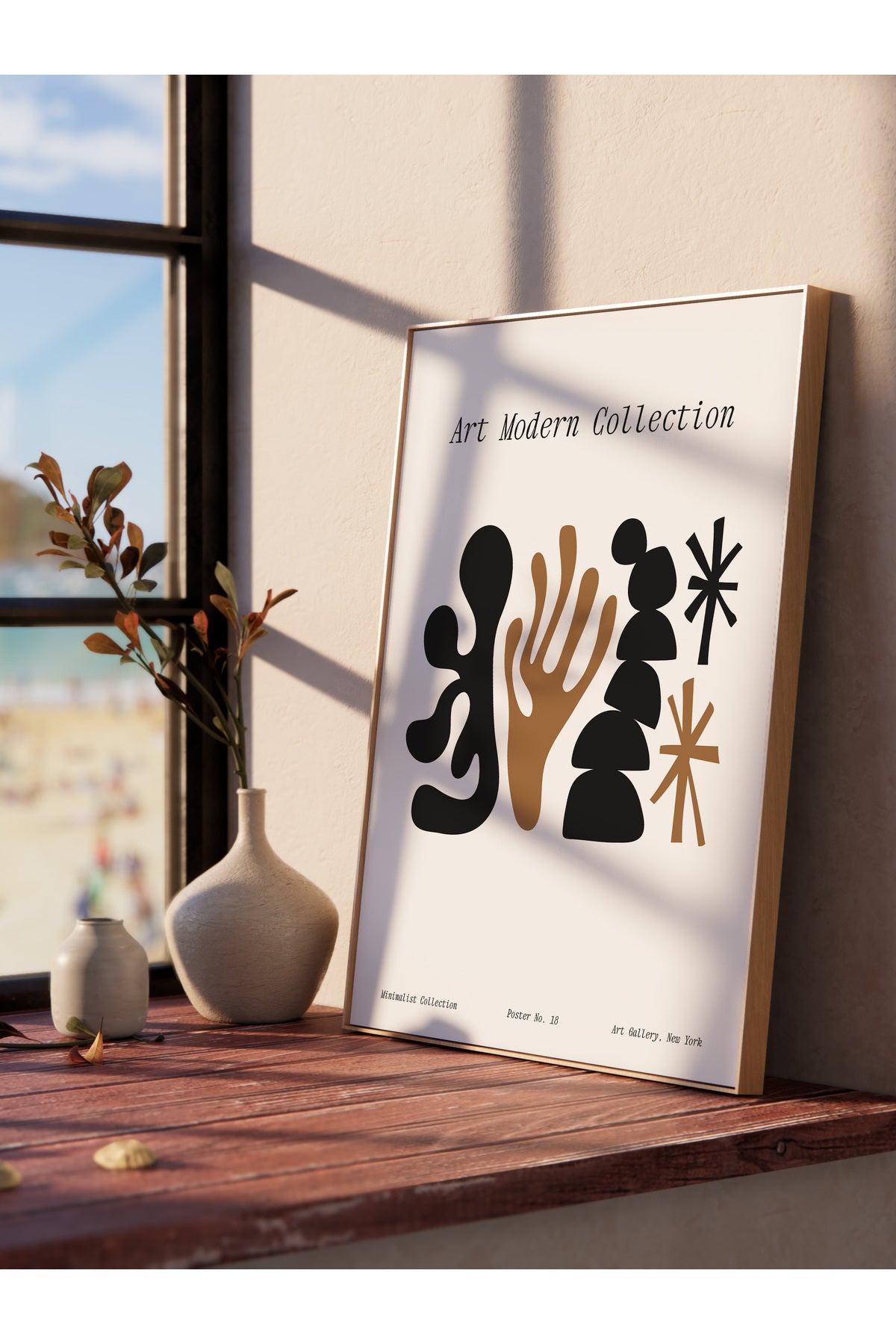 Minimal Temalı Duvar Posteri, Estetik Çerçevesiz Poster - Yatak Odası, Salon, Mutfak Duvar Dekoru