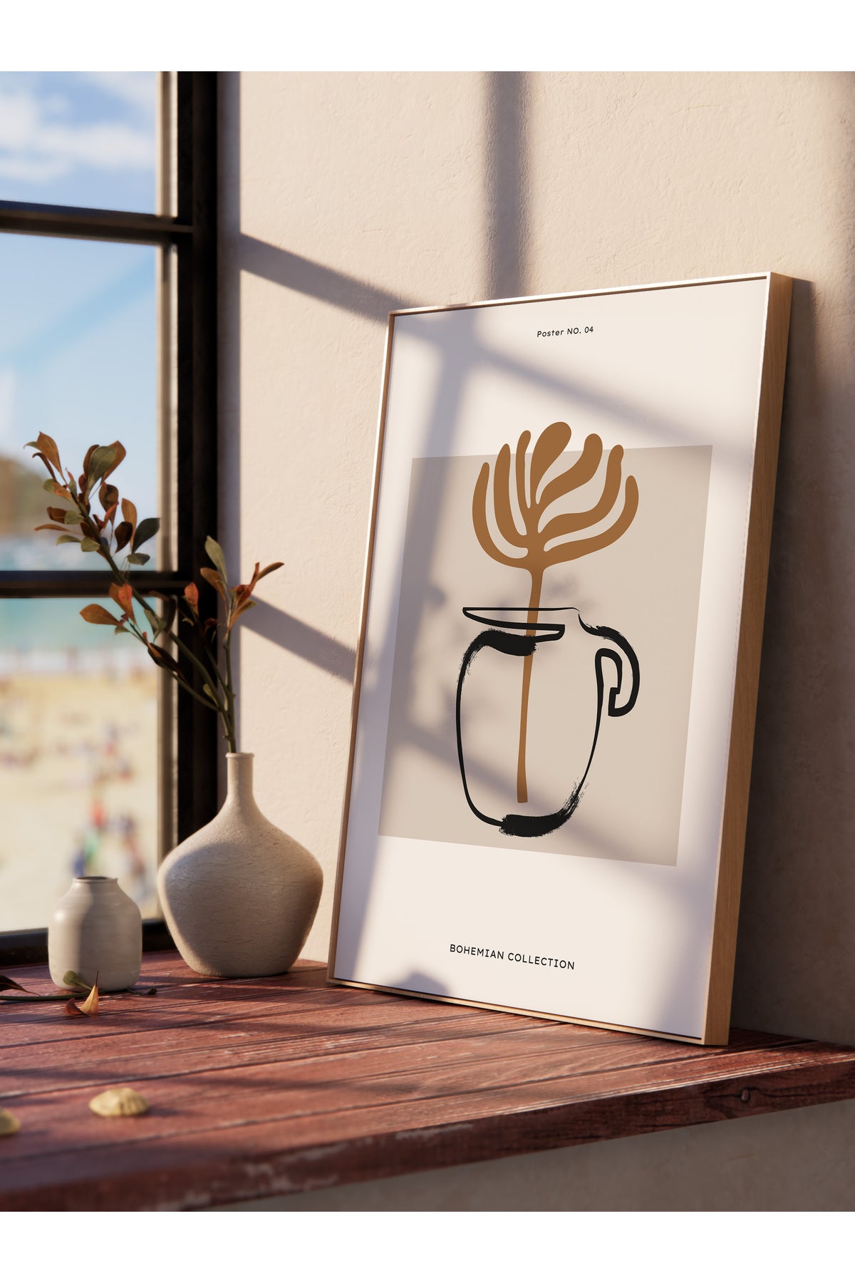 Minimal Temalı Duvar Posteri, Estetik Çerçevesiz Poster - Yatak Odası, Salon, Mutfak Duvar Dekoru