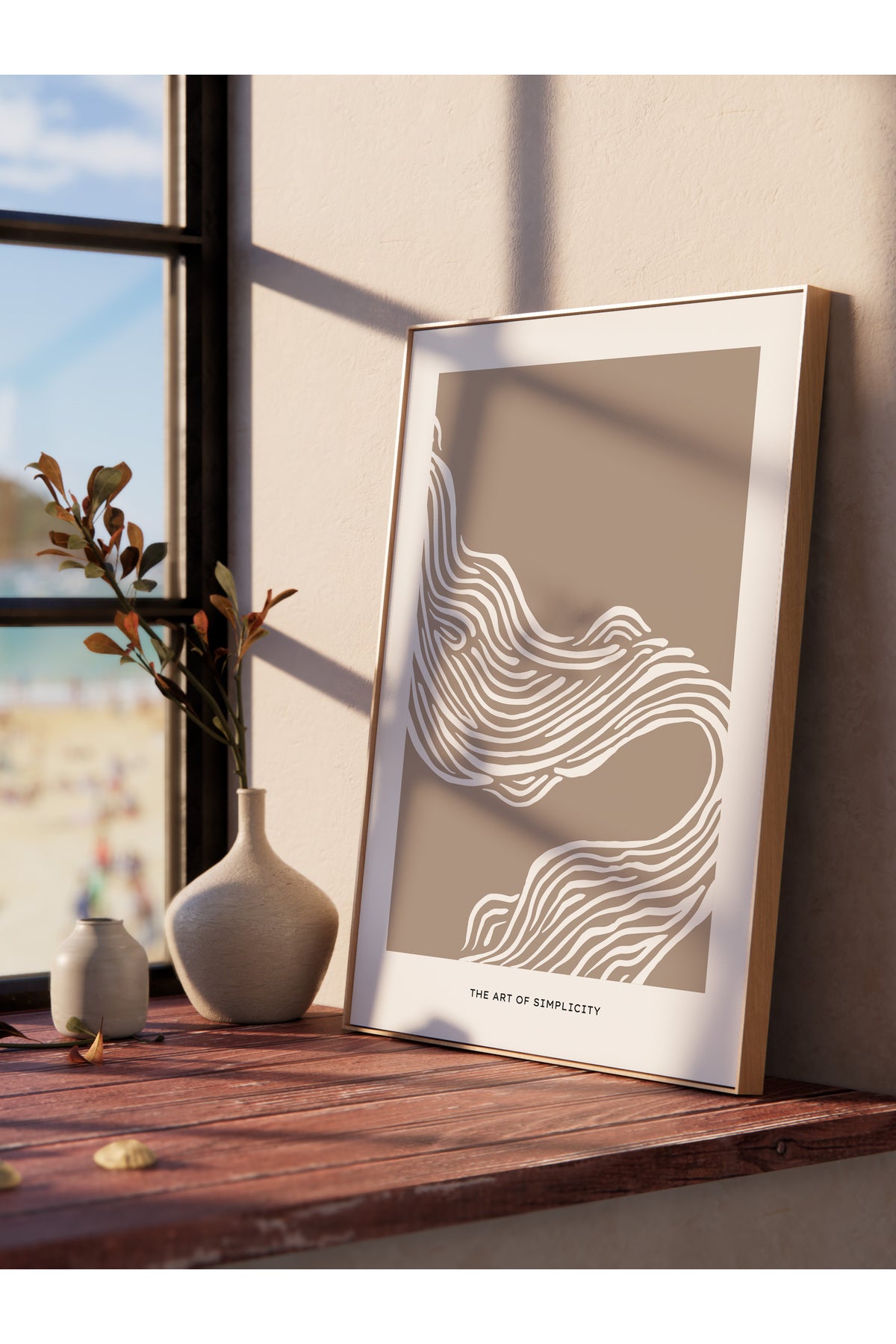 Minimal Temalı Duvar Posteri, Estetik Çerçevesiz Poster - Yatak Odası, Salon, Mutfak Duvar Dekoru