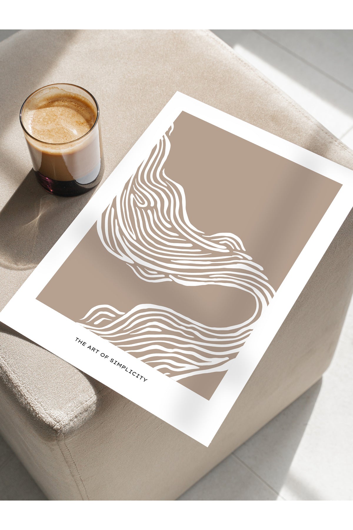 Minimal Temalı Duvar Posteri, Estetik Çerçevesiz Poster - Yatak Odası, Salon, Mutfak Duvar Dekoru