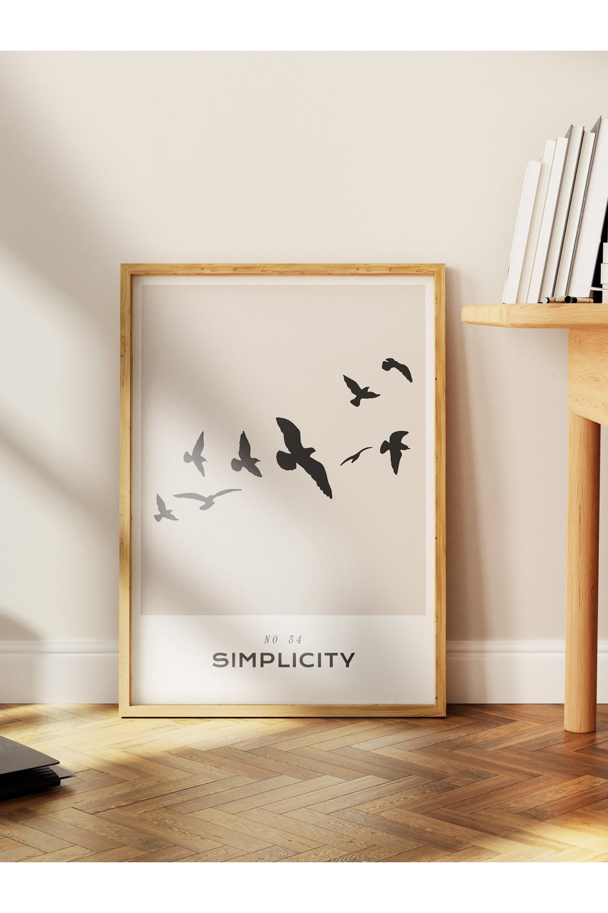 Minimal Temalı Duvar Posteri, Estetik Çerçevesiz Poster - Yatak Odası, Salon, Mutfak Duvar Dekoru