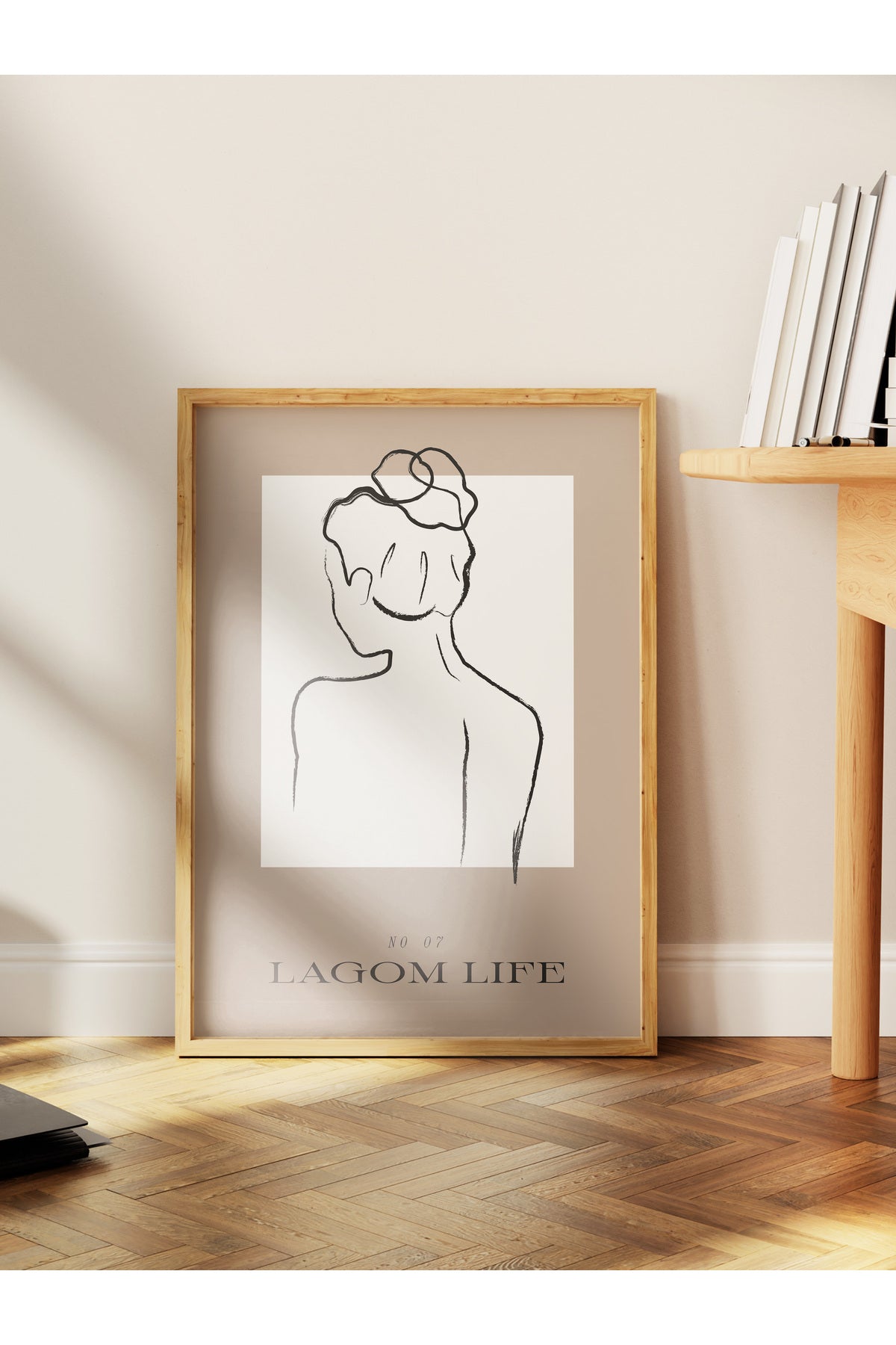 Minimal Temalı Duvar Posteri, Estetik Çerçevesiz Poster - Yatak Odası, Salon, Mutfak Duvar Dekoru