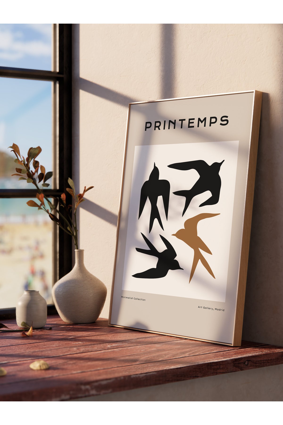 Minimal Temalı Duvar Posteri, Estetik Çerçevesiz Poster - Yatak Odası, Salon, Mutfak Duvar Dekoru