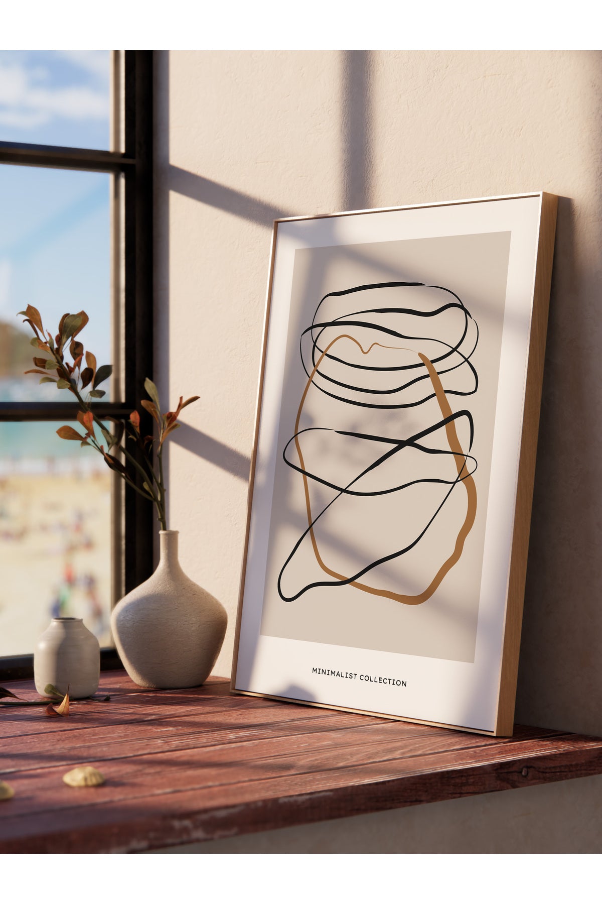 Minimal Temalı Duvar Posteri, Estetik Çerçevesiz Poster - Yatak Odası, Salon, Mutfak Duvar Dekoru