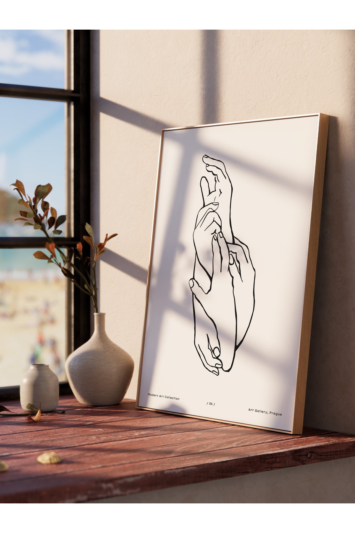 Minimal Temalı Duvar Posteri, Estetik Çerçevesiz Poster - Yatak Odası, Salon, Mutfak Duvar Dekoru