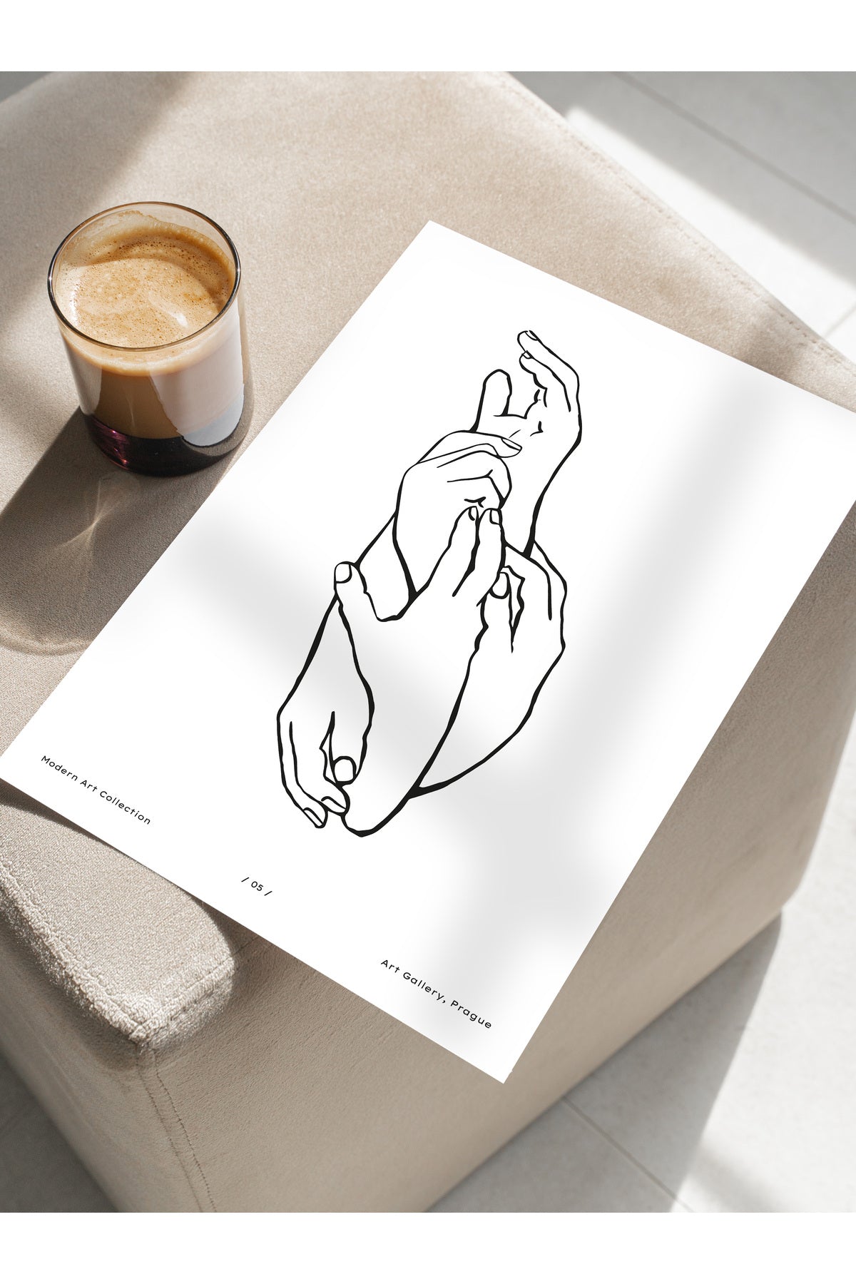 Minimal Temalı Duvar Posteri, Estetik Çerçevesiz Poster - Yatak Odası, Salon, Mutfak Duvar Dekoru