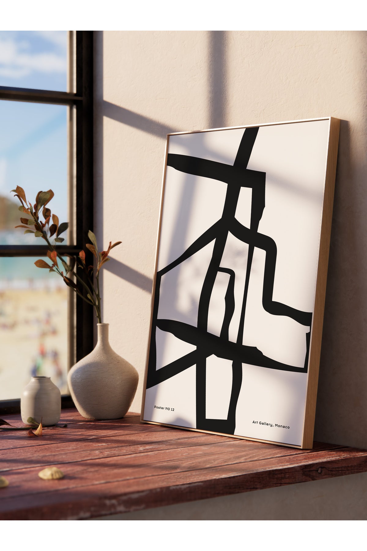 Minimal Temalı Duvar Posteri, Estetik Çerçevesiz Poster - Yatak Odası, Salon, Mutfak Duvar Dekoru