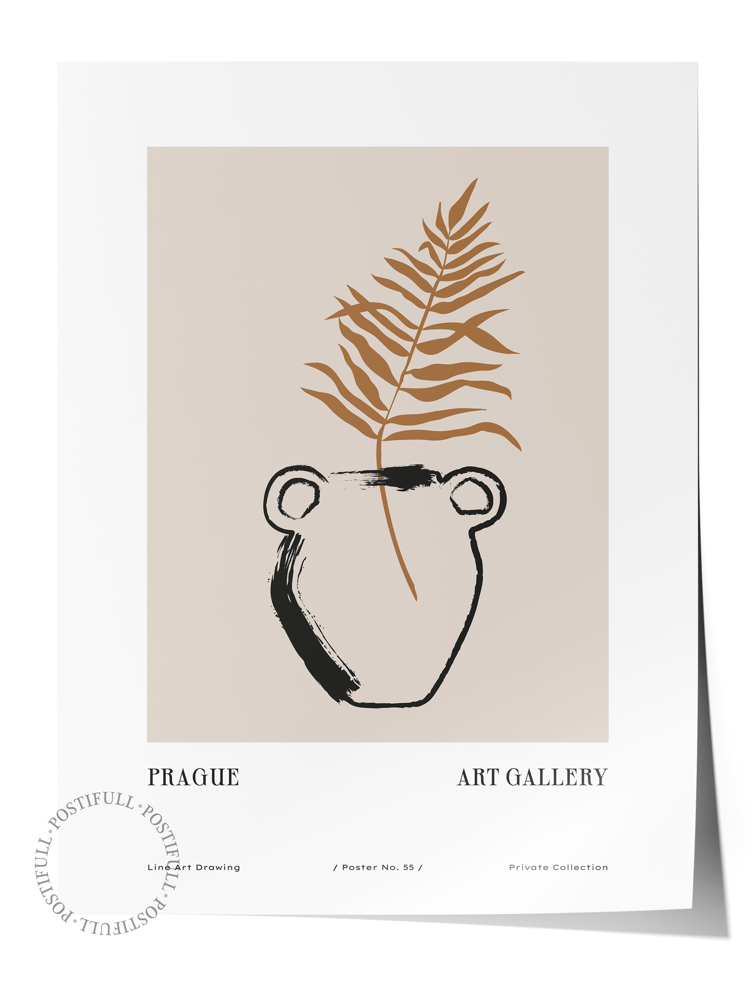 Minimal Temalı Duvar Posteri, Estetik Çerçevesiz Poster - Yatak Odası, Salon, Mutfak Duvar Dekoru