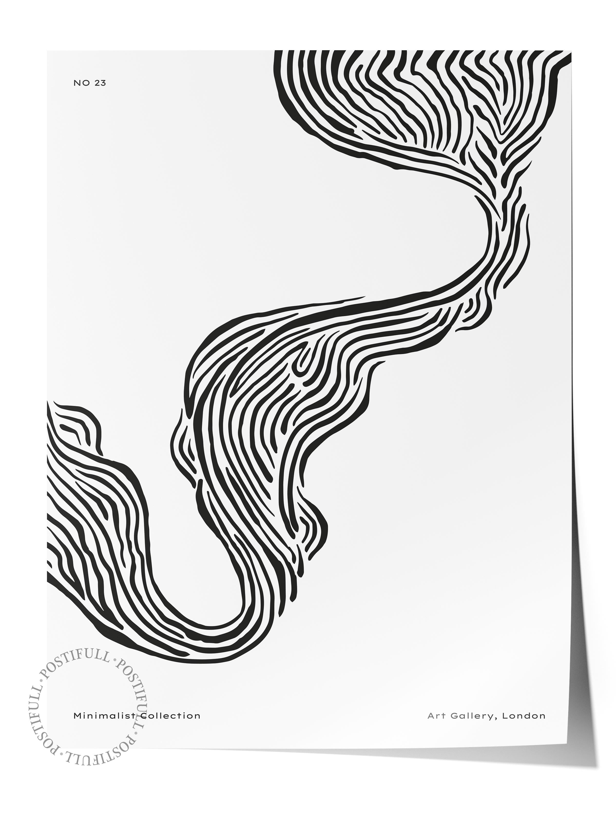 Minimal Temalı Duvar Posteri, Estetik Çerçevesiz Poster - Yatak Odası, Salon, Mutfak Duvar Dekoru
