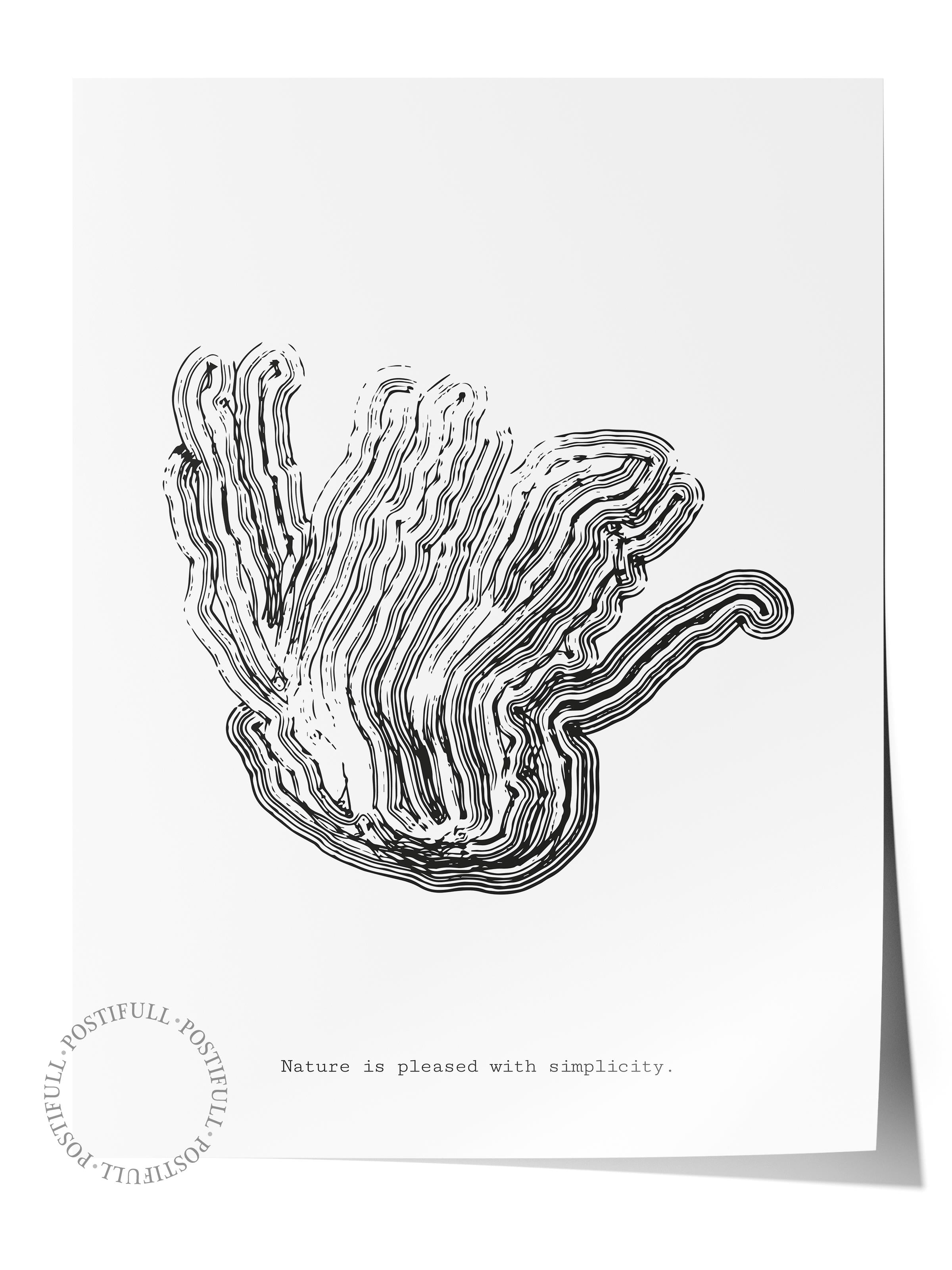 Minimal Temalı Duvar Posteri, Estetik Çerçevesiz Poster - Yatak Odası, Salon, Mutfak Duvar Dekoru