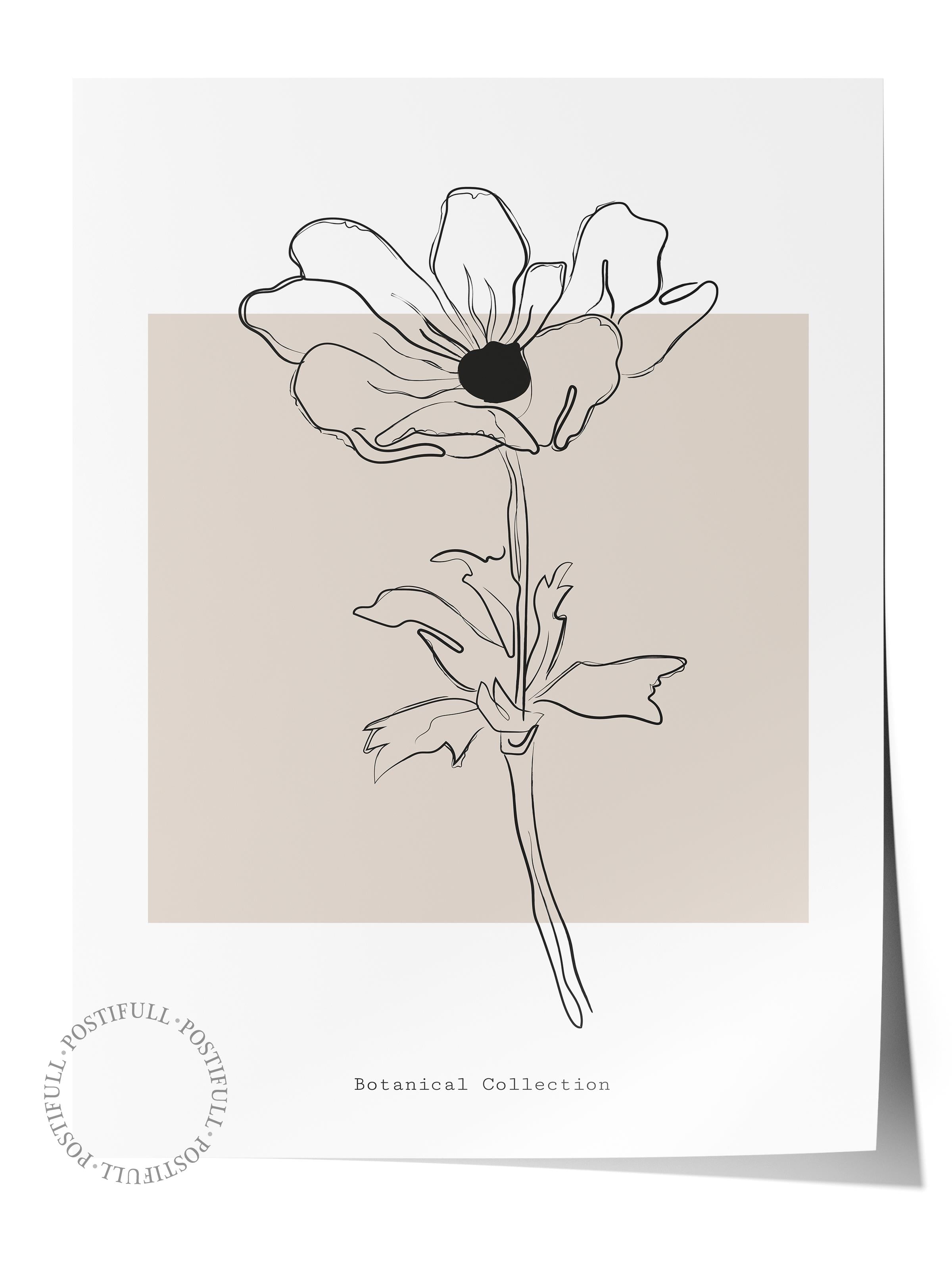 Minimal Temalı Duvar Posteri, Estetik Çerçevesiz Poster - Yatak Odası, Salon, Mutfak Duvar Dekoru