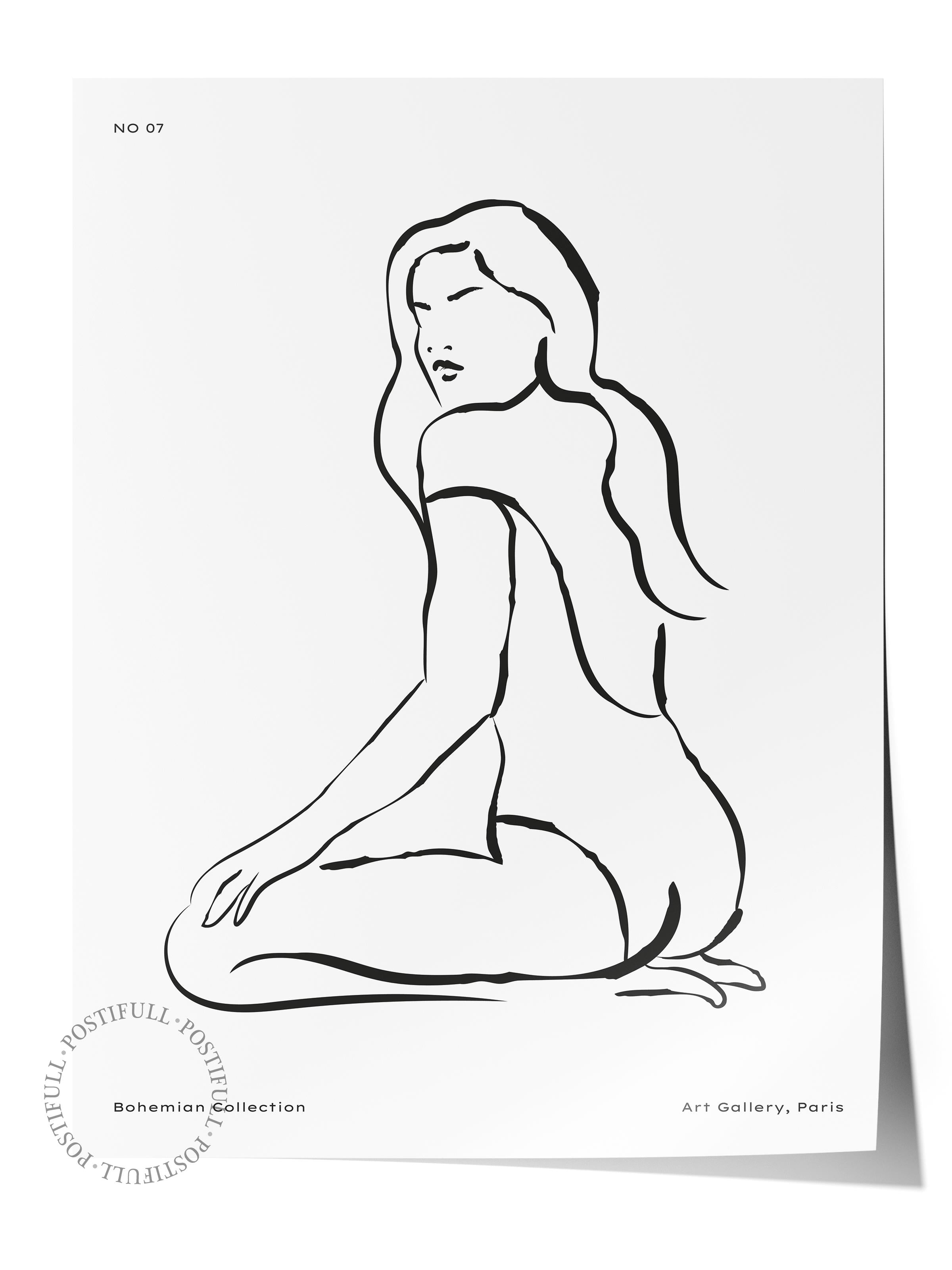 Minimal Temalı Duvar Posteri, Estetik Çerçevesiz Poster - Yatak Odası, Salon, Mutfak Duvar Dekoru