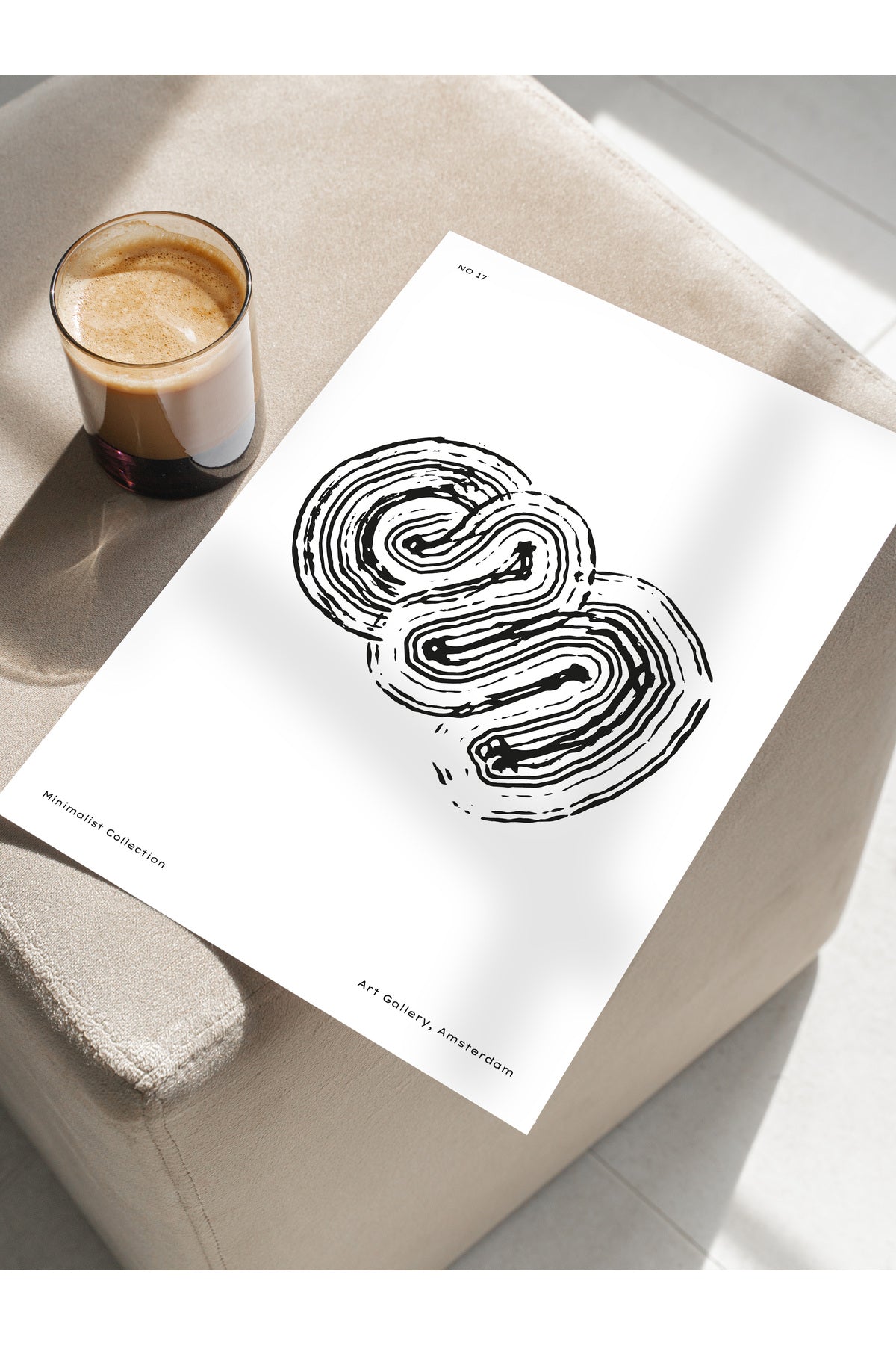 Minimal Temalı Duvar Posteri, Modern Çerçevesiz Poster - Yatak Odası, Salon, Mutfak Duvar Dekoru