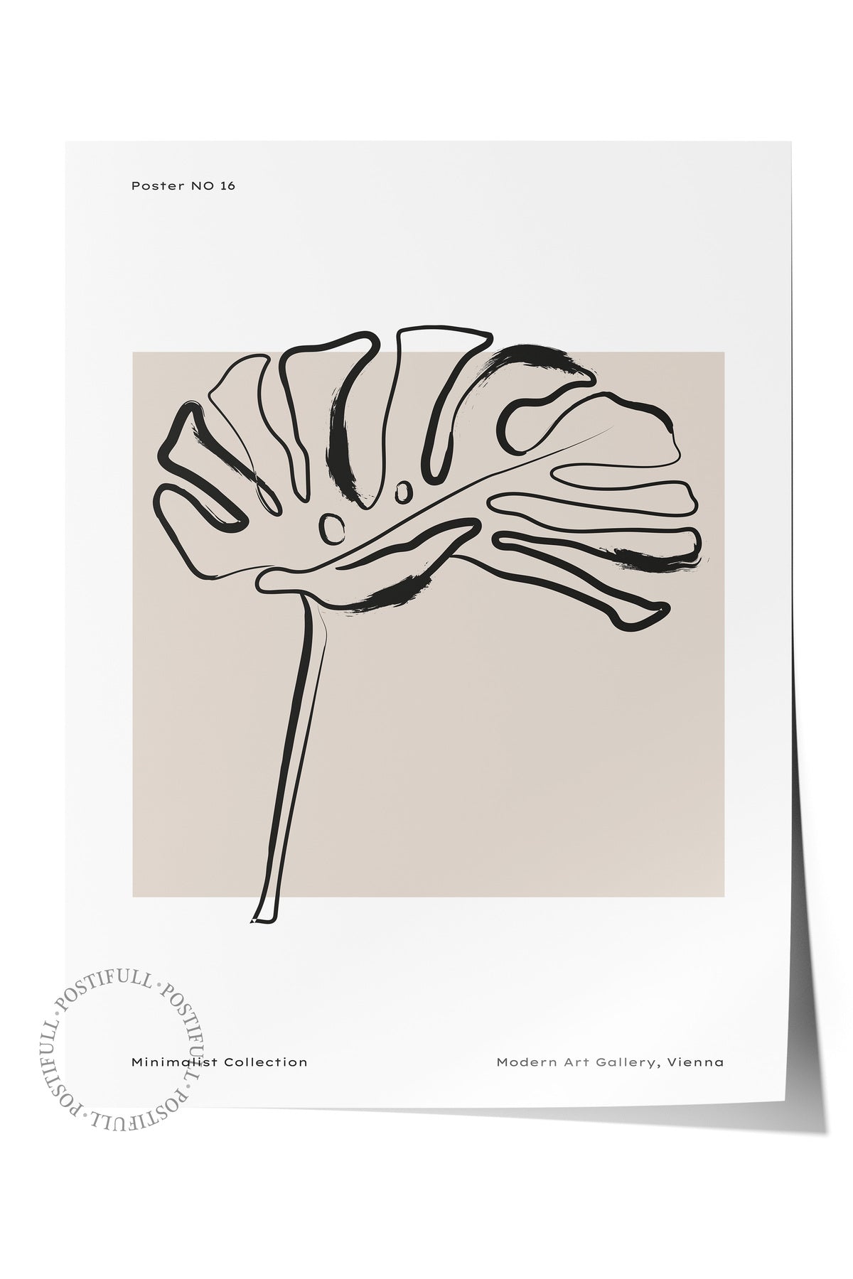 Minimal Temalı Duvar Posteri, Modern Çerçevesiz Poster - Yatak Odası, Salon, Mutfak Duvar Dekoru