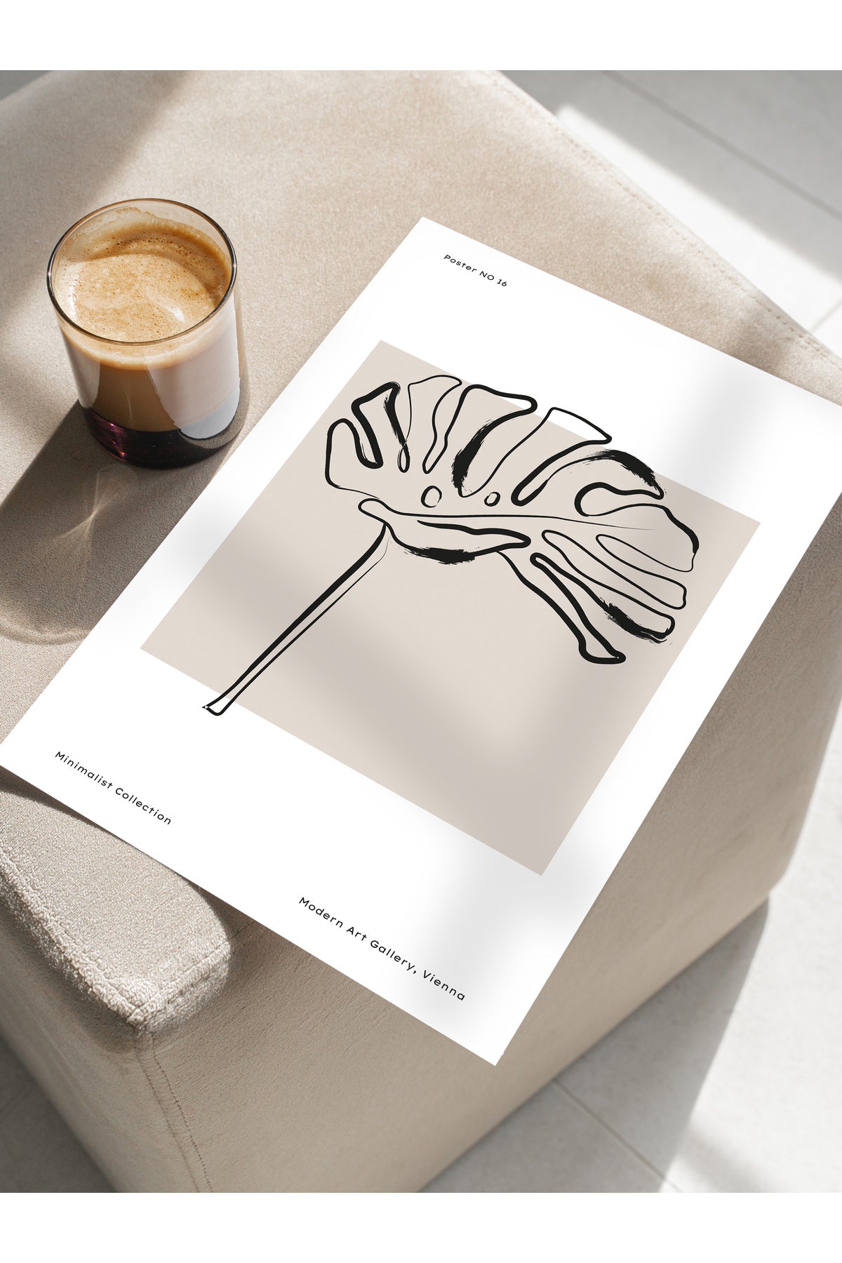 Minimal Temalı Duvar Posteri, Modern Çerçevesiz Poster - Yatak Odası, Salon, Mutfak Duvar Dekoru