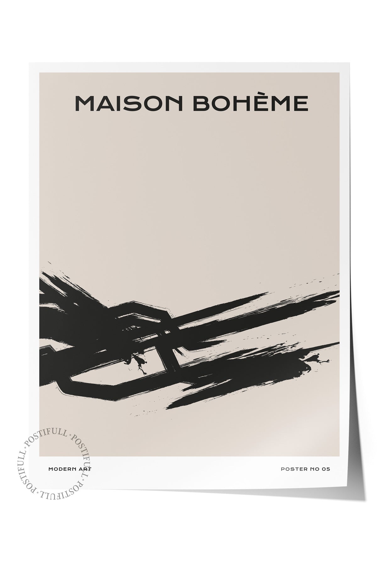 Minimal Temalı Duvar Posteri, Modern Çerçevesiz Poster - Yatak Odası, Salon, Mutfak Duvar Dekoru