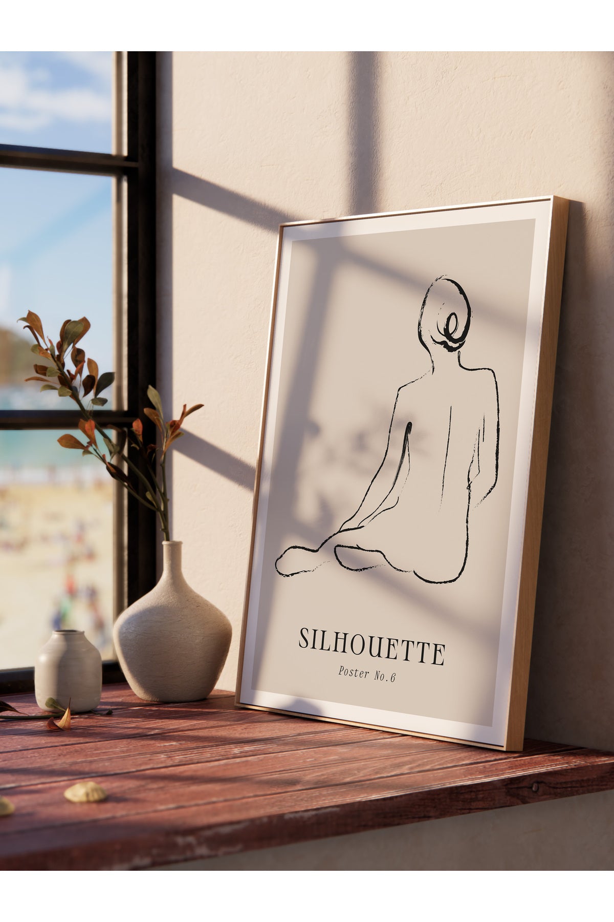 Minimal Temalı Duvar Posteri, Modern Çerçevesiz Poster - Yatak Odası, Salon, Mutfak Duvar Dekoru