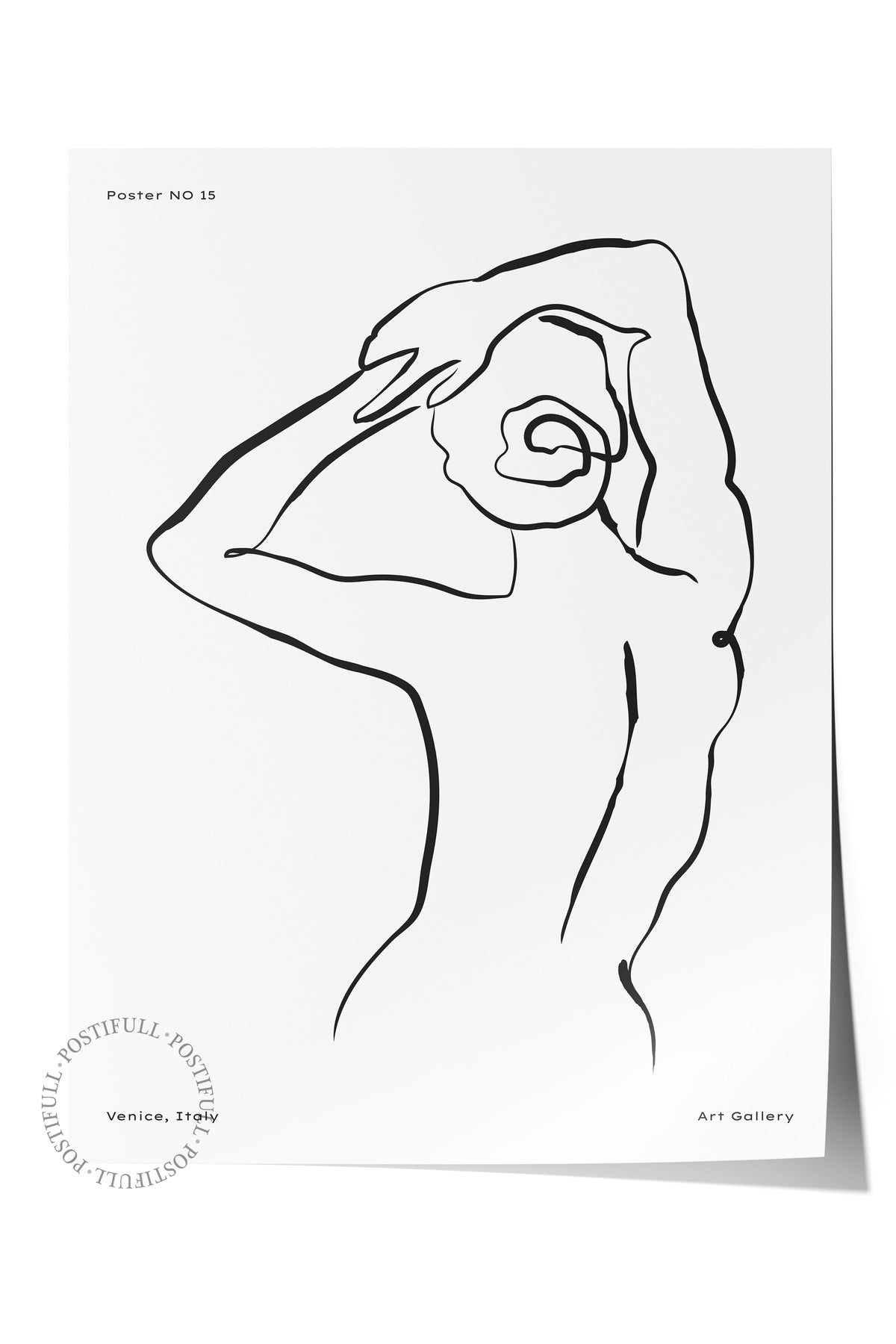 Minimal Temalı Duvar Posteri, Modern Çerçevesiz Poster - Yatak Odası, Salon, Mutfak Duvar Dekoru